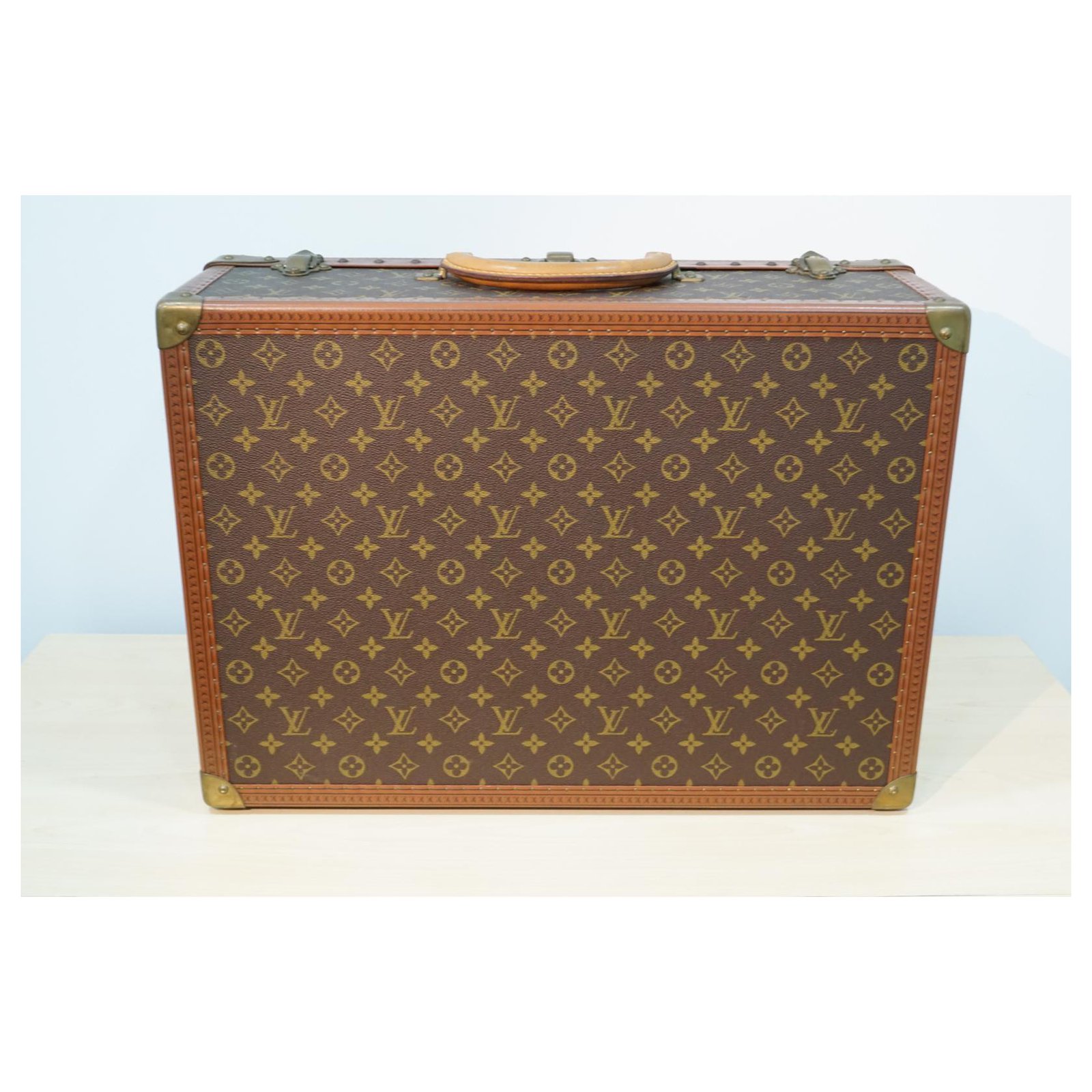 Buy Cheap Louis Vuitton Monogram hard sided Briefcase/Suitcase Unisex brown  #999930589 from