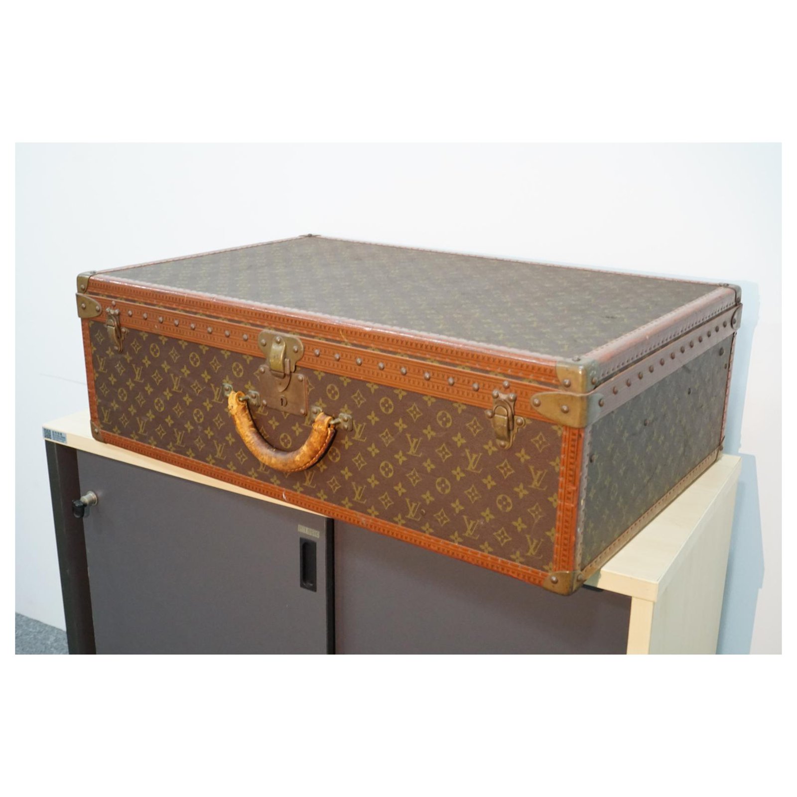 Louis Vuitton Glasses case Brown Leather ref.179280 - Joli Closet