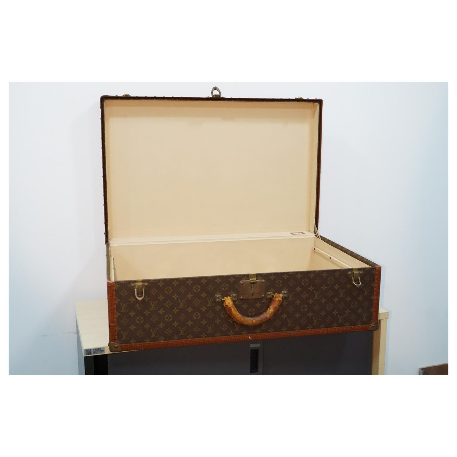 Louis Vuitton Maleta de viaje vintage Alzer Castaño ref.797047 - Joli Closet