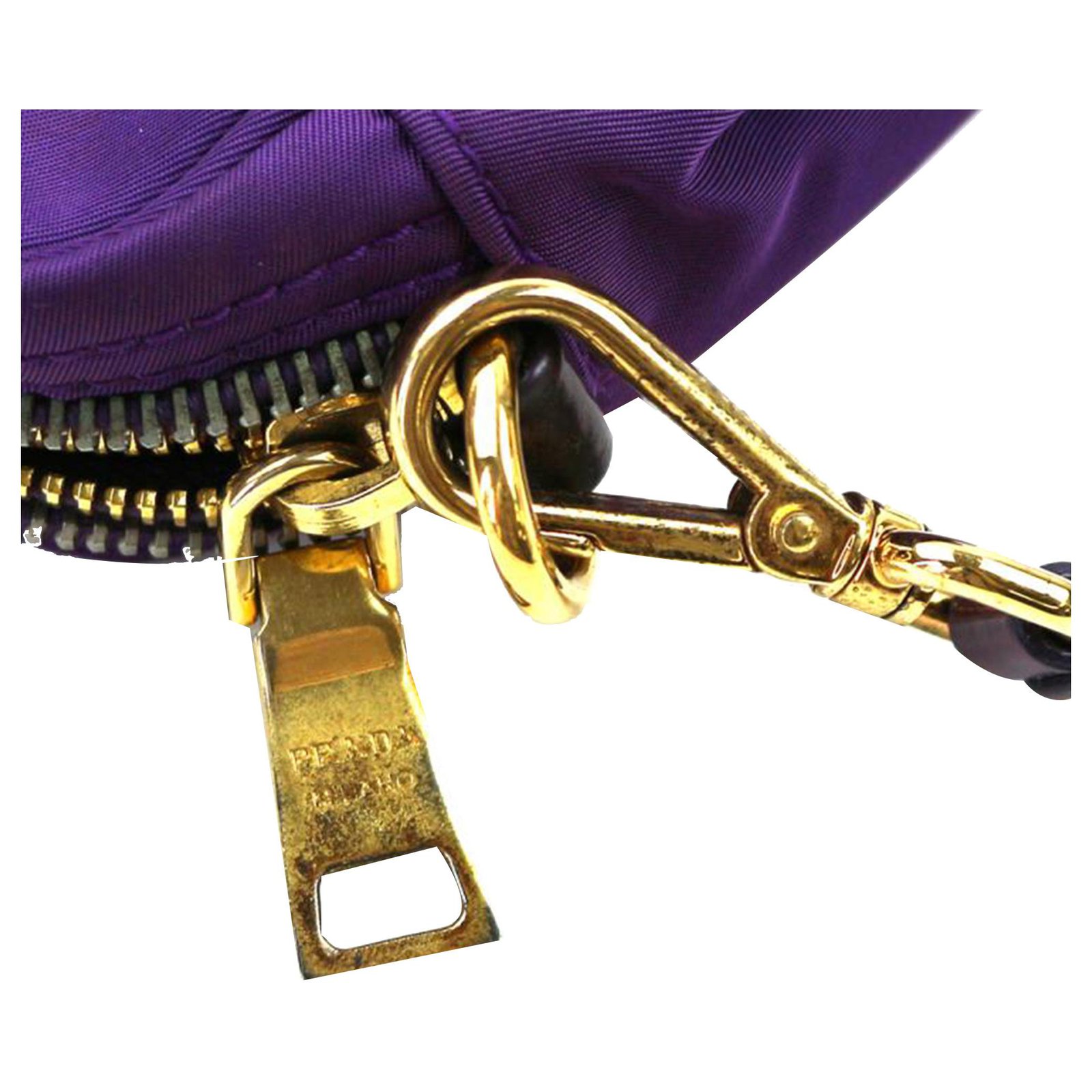 Prada Purple Tessuto Crossbody Bag Nylon Cloth ref.321158 - Joli Closet