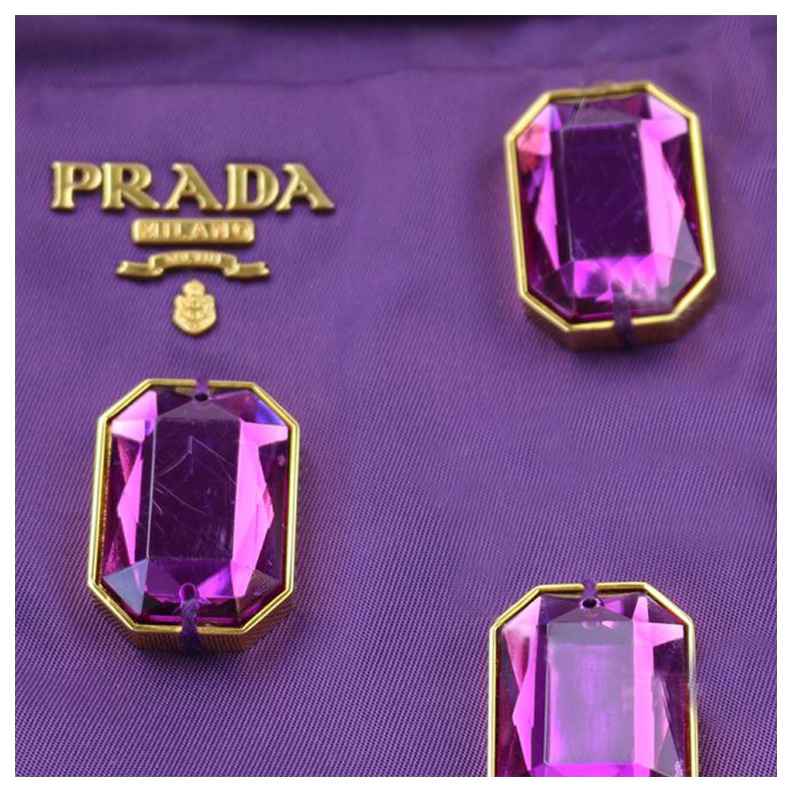 Prada Tessuto Purple Synthetic ref.948302 - Joli Closet