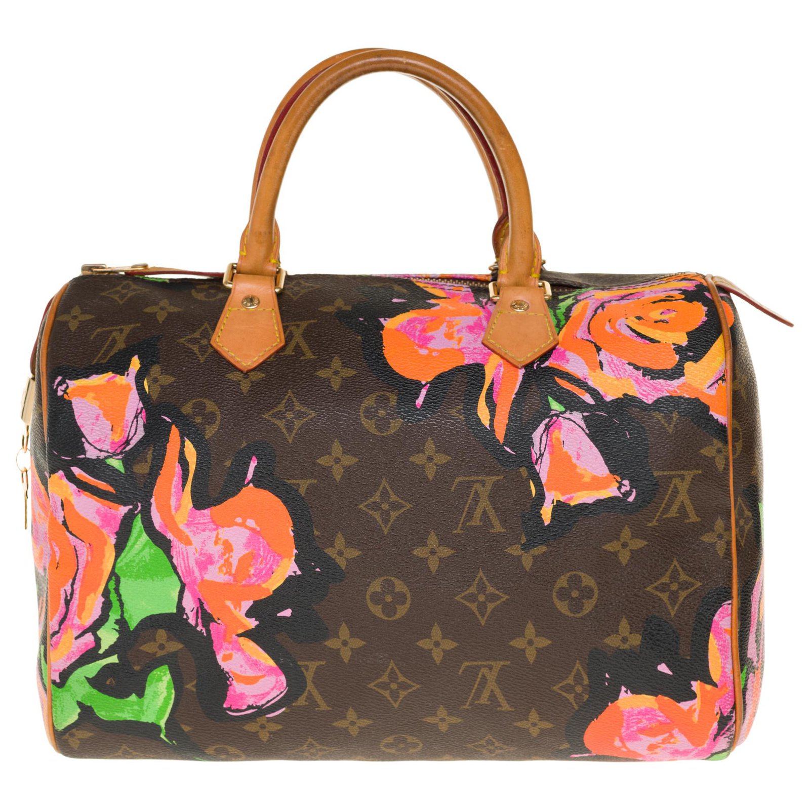 LOUIS VUITTON STEPHEN SPROUSE MONOGRAM ROSES SPEEDY 30 LIMITED