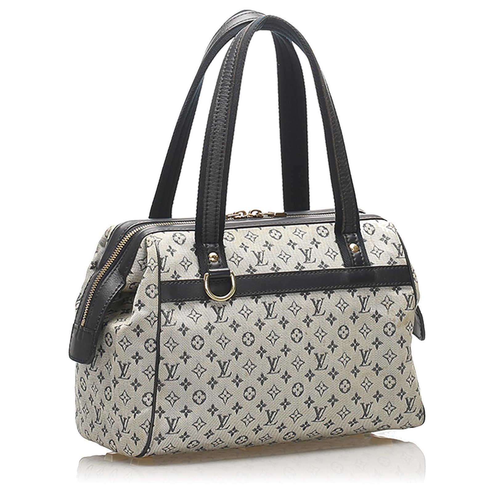 Louis Vuitton Blue Monogram Mini Lin Canvas Josephine PM Bag