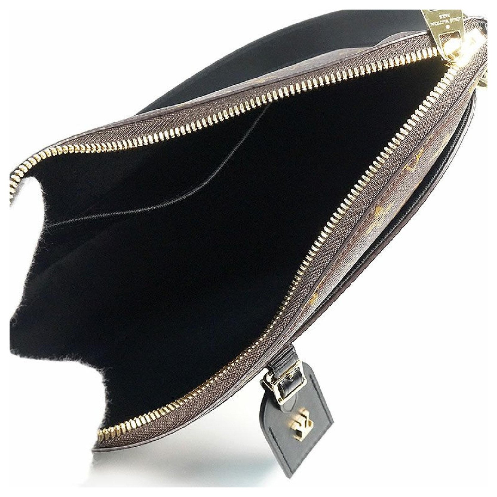 LOUIS VUITTON Odeon MM NM Womens shoulder bag M45352 Leather Cloth  ref.245820 - Joli Closet