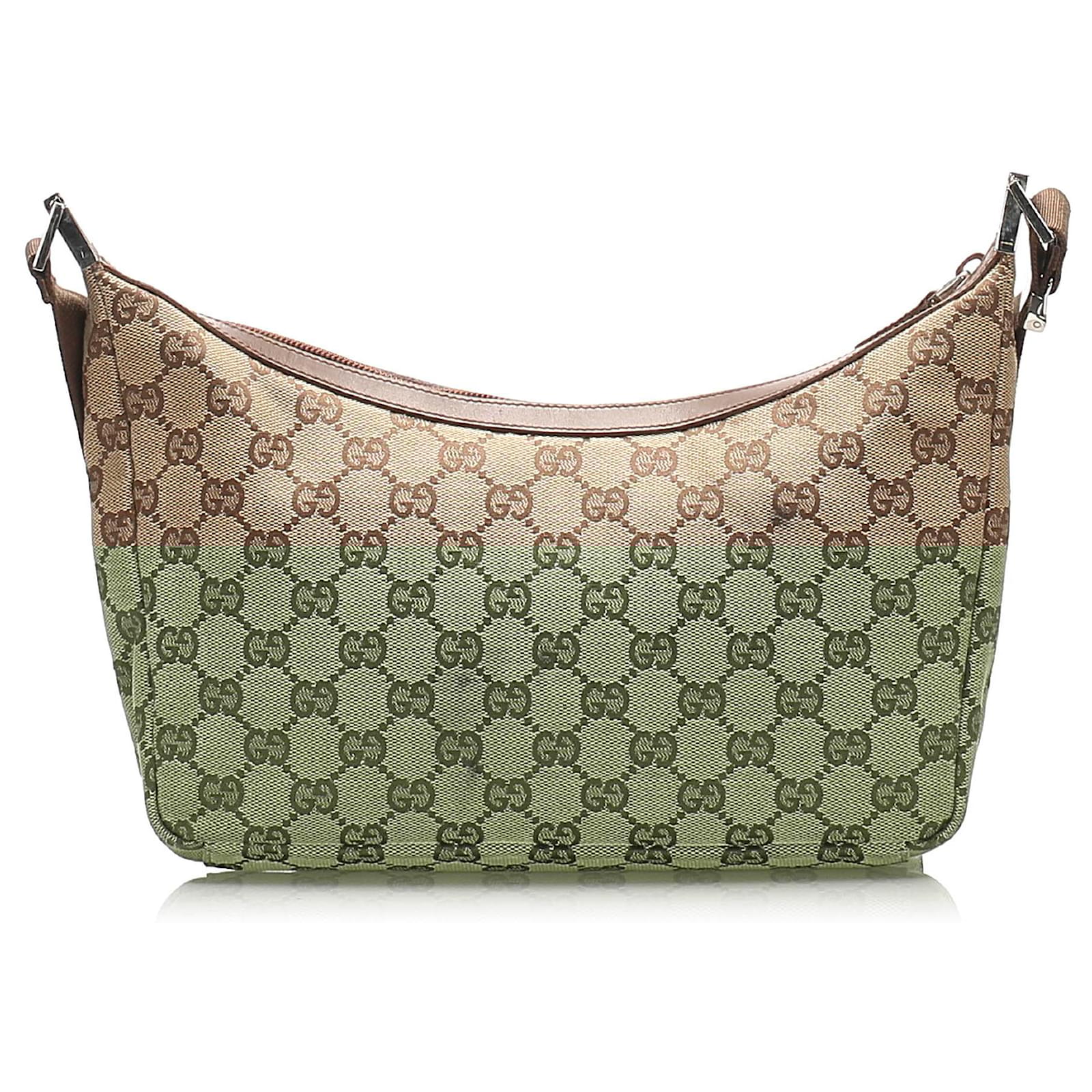 gucci gg canvas messenger bag