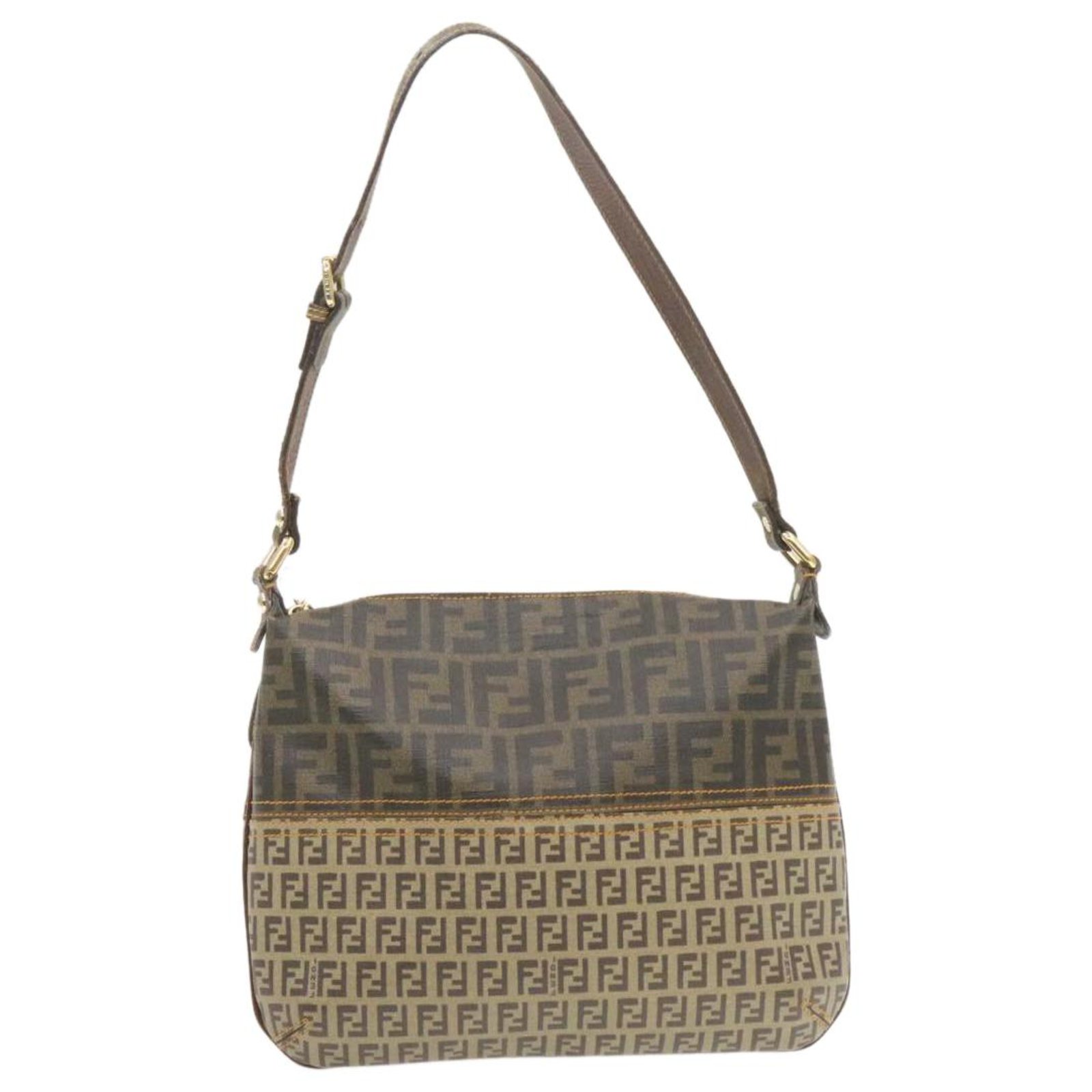 Fendi Shoulder Bag Beige Leather ref.248016 - Joli Closet