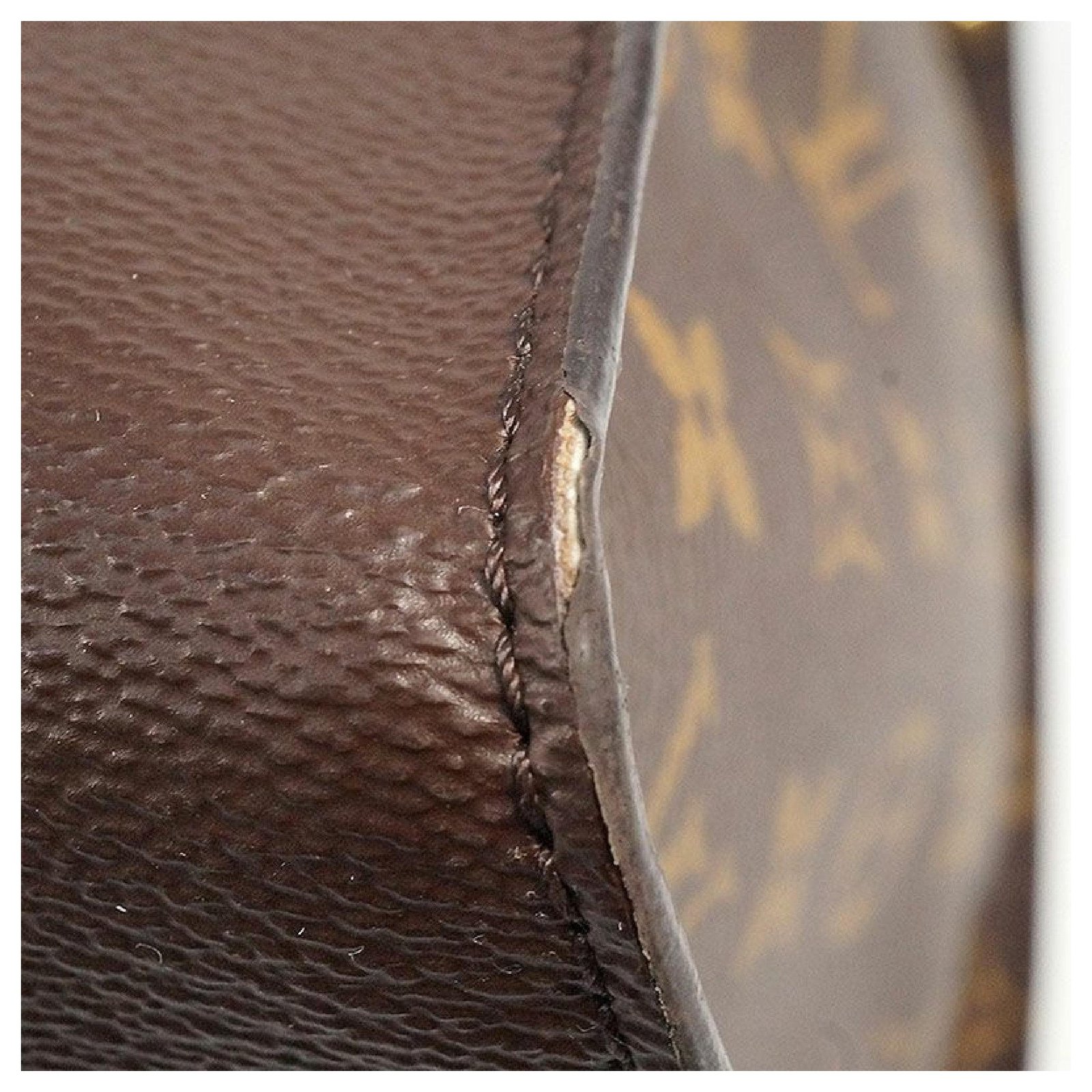 Onthego handbag Louis Vuitton Brown in Polyester - 34882225