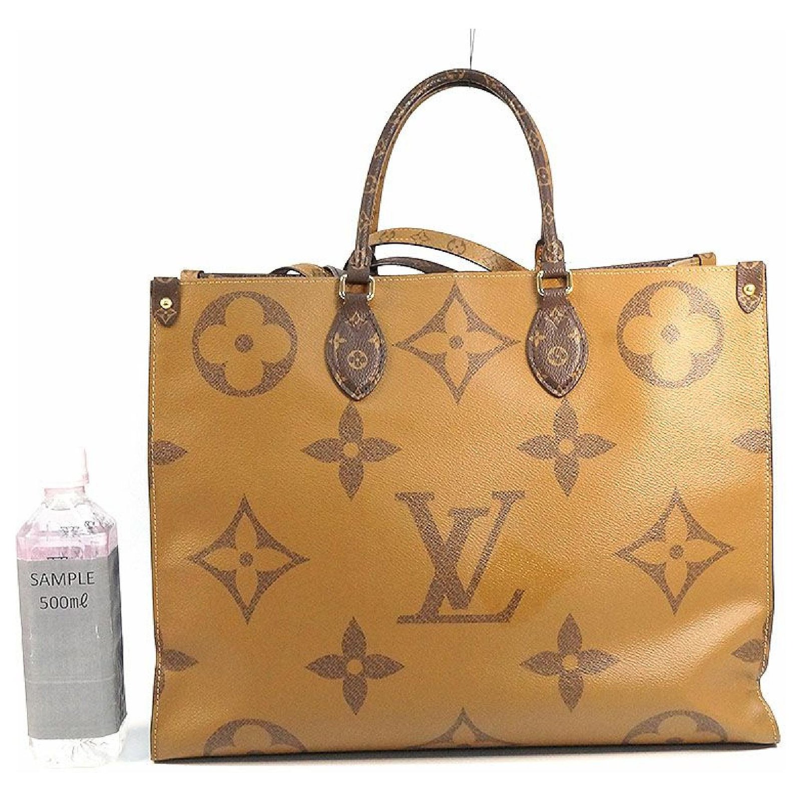 LOUIS VUITTON Onthego GM Womens tote bag M44576 brown x beige ref.248392 -  Joli Closet
