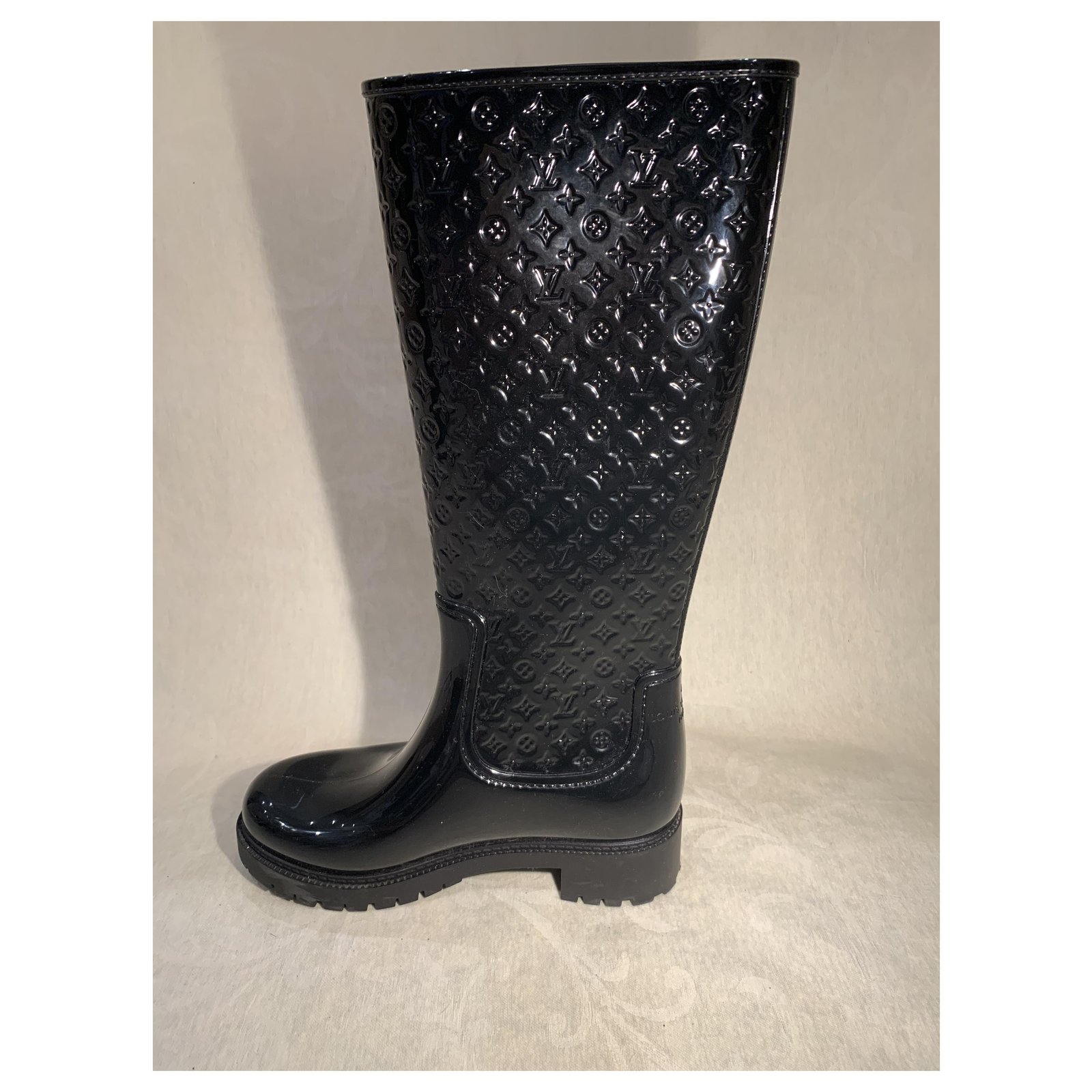 Louis Vuitton LV Boots Black Leather ref.967425 - Joli Closet