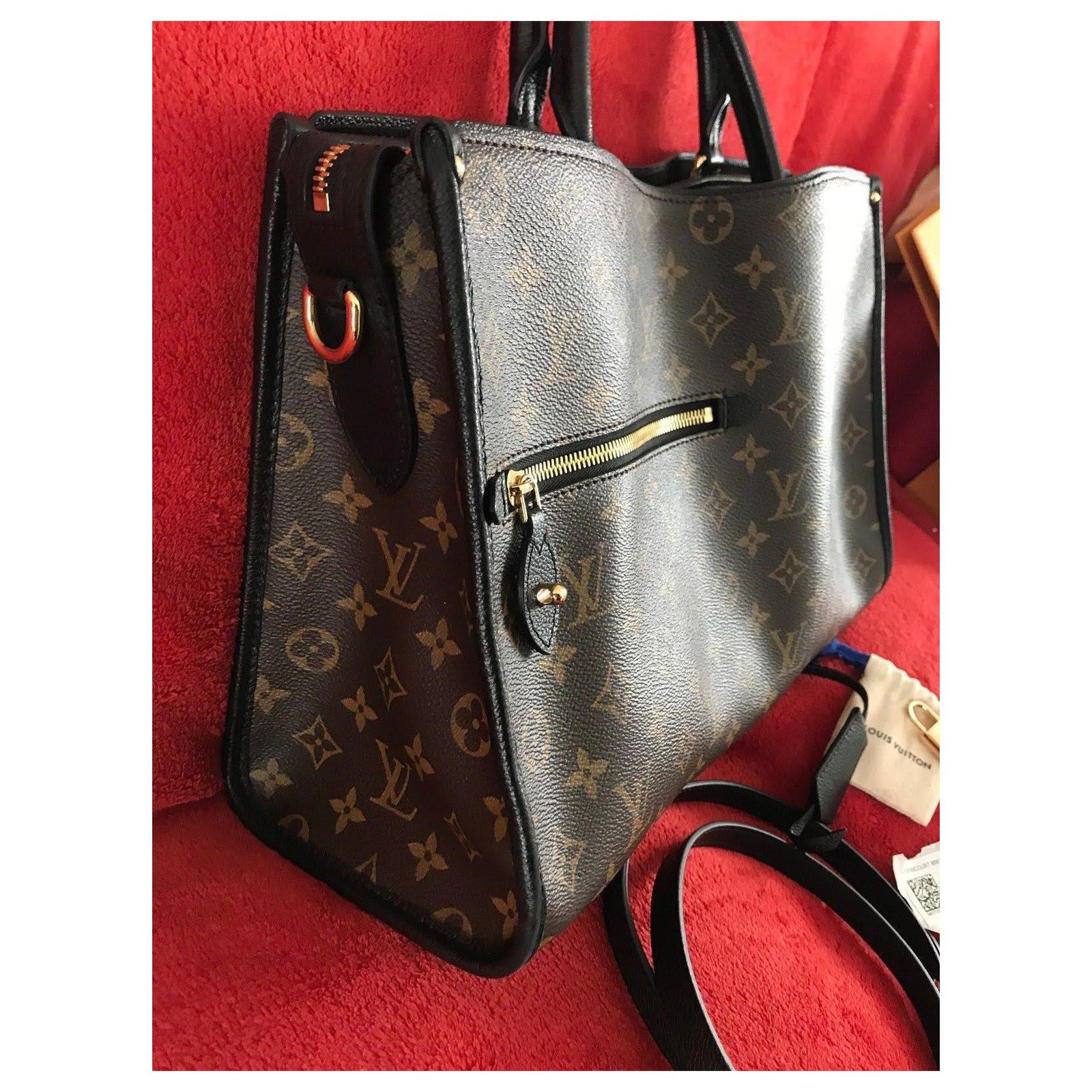 Louis Vuitton Popincourt MM Monogram Handbag Brown ref.248715