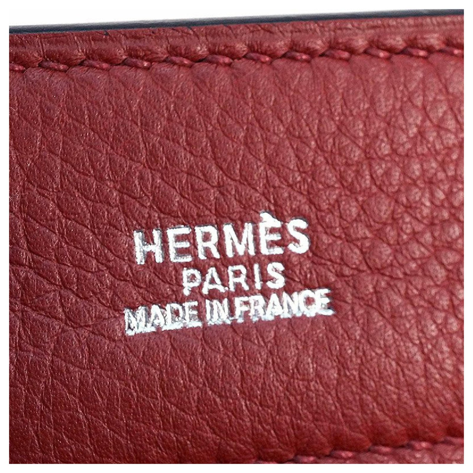 Hermès HERMES Muzo Rouge H Womens shoulder bag Rouge H ref.249290 - Joli  Closet