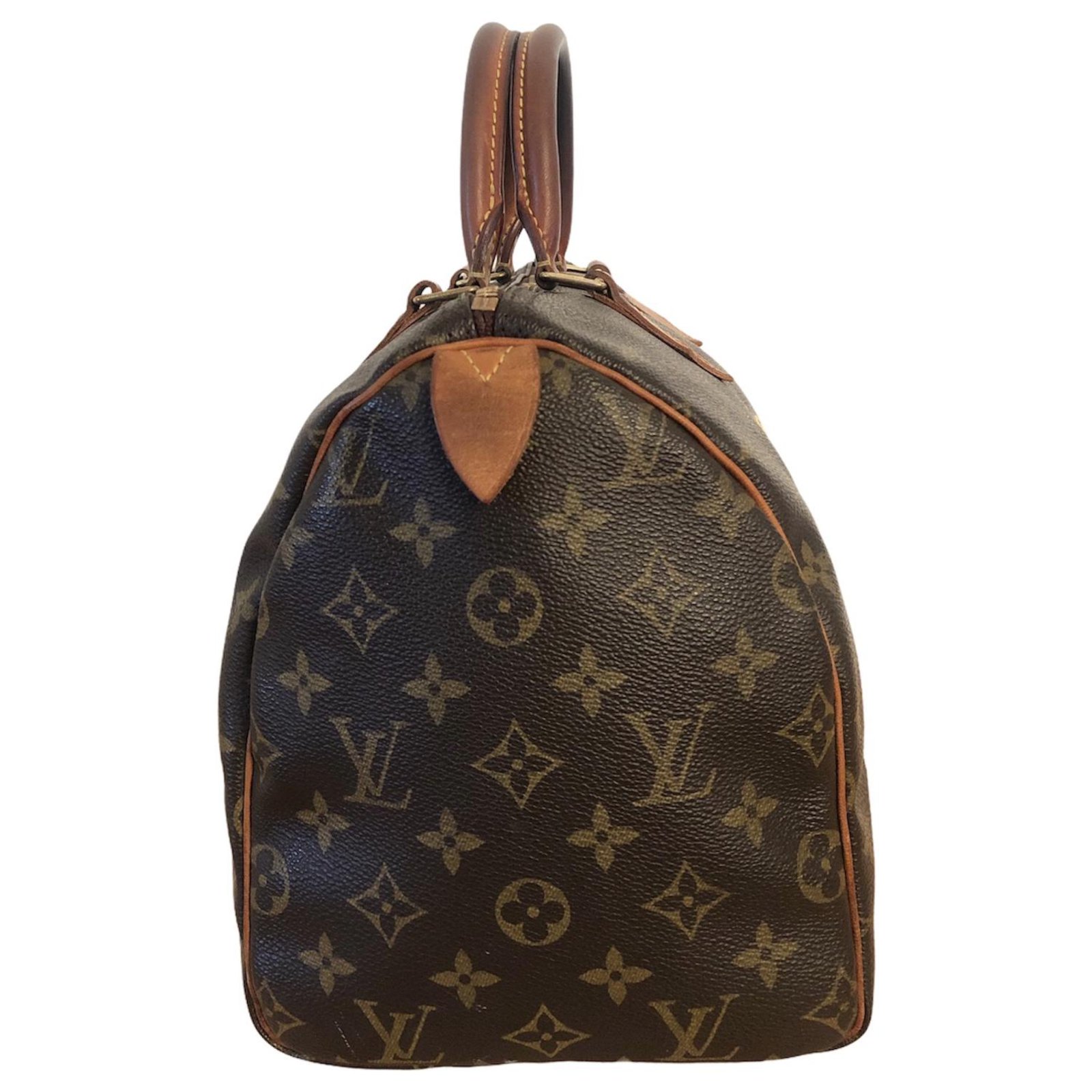 Louis Vuitton Speedy Pop Art bag Light brown Cloth ref.249382 - Joli Closet
