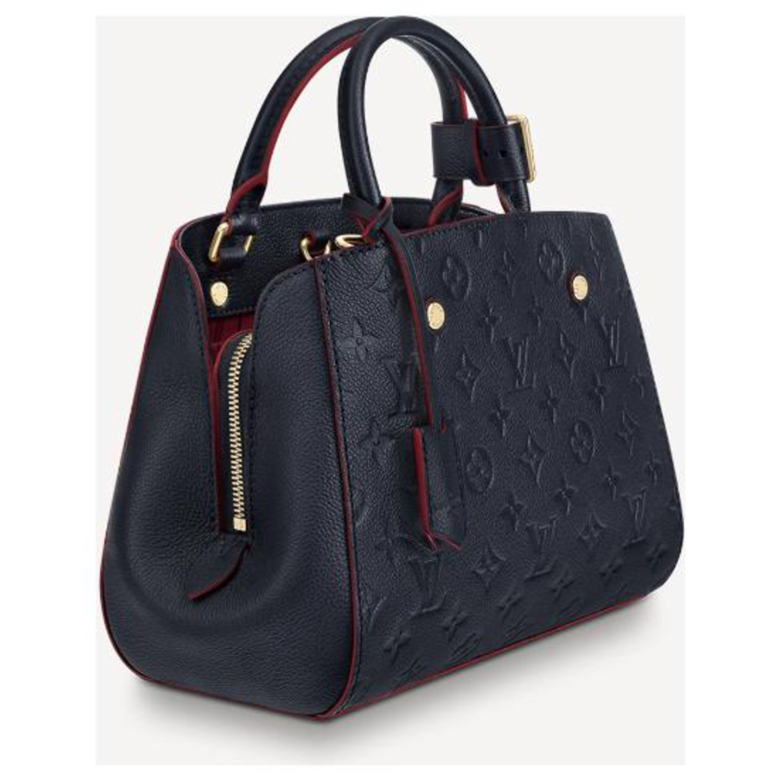Louis Vuitton LV Montaigne bag new Blue Leather ref.250081 - Joli