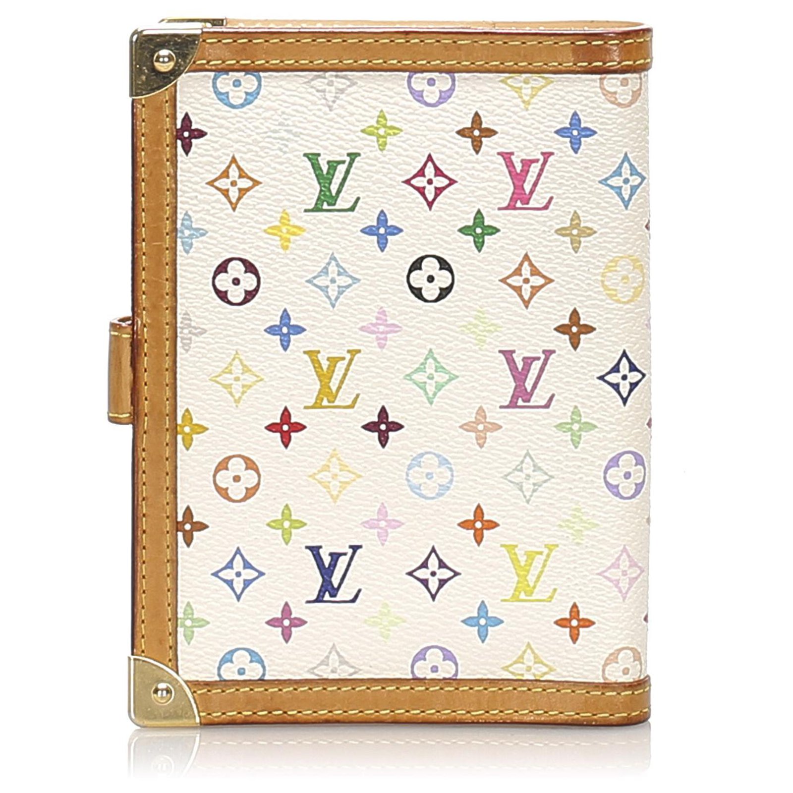 Louis Vuitton White Monogram Multicolore Agenda PM Multiple colors ...