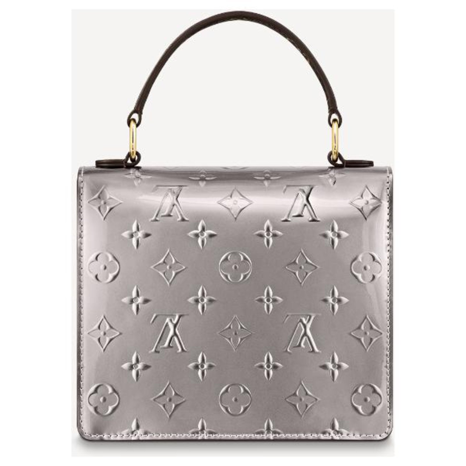 Louis Vuitton Louis Vuitton Spring Street Silver Vernis Leather