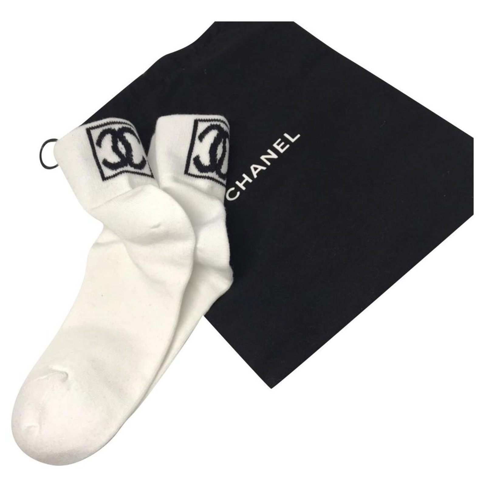 Chanel socks White Cotton ref.250726 Joli Closet