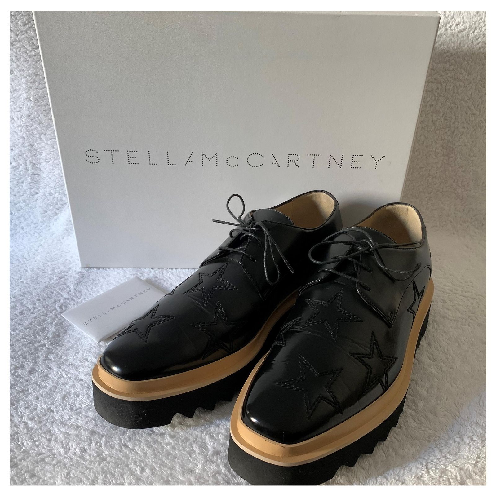 Chaussures En Cuir écologique Stella McCartney - Neuf Avec Emballage, Couleur Beige