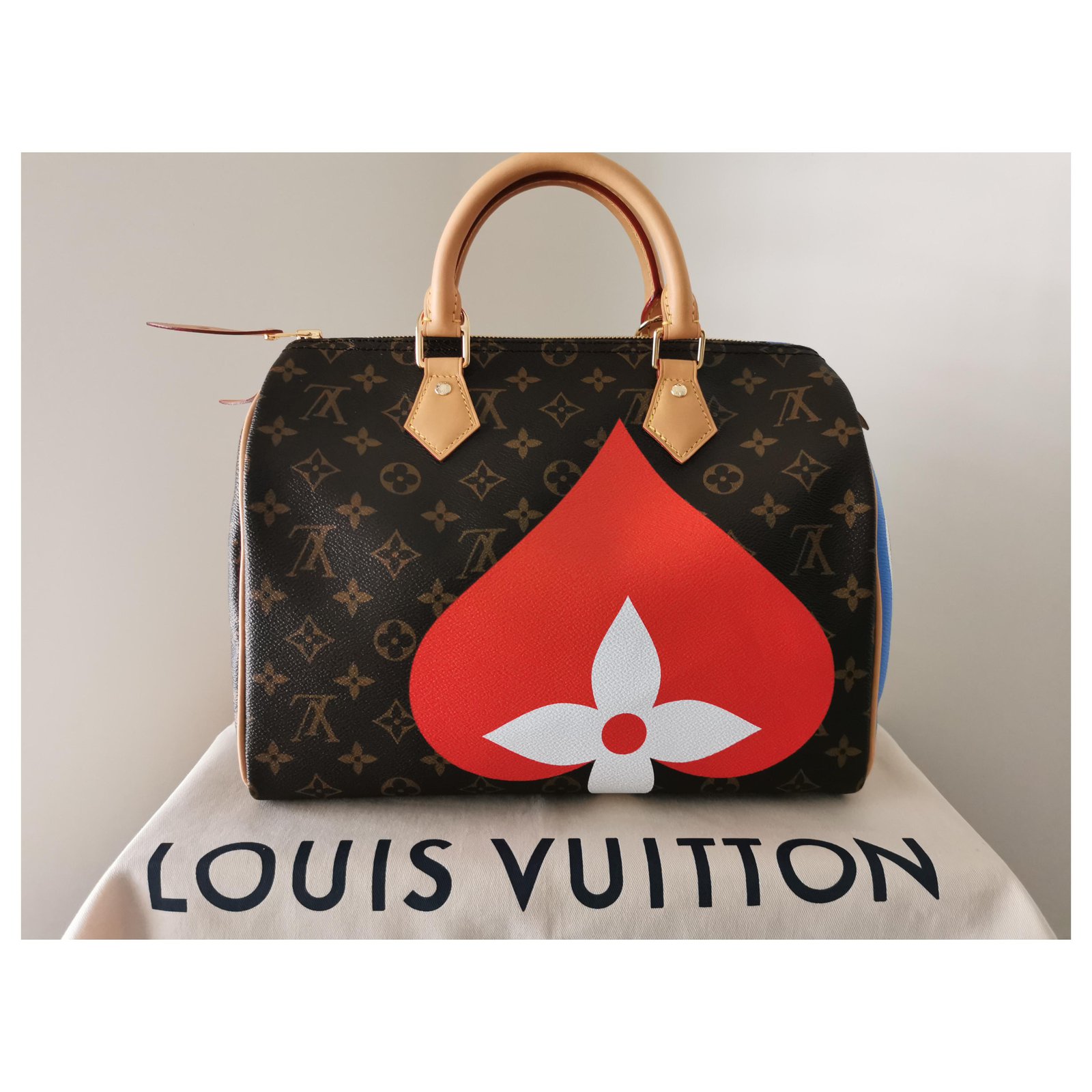 Louis Vuitton Speedy GAME ON 30 Limited edition Multiple colors Linen  ref.539591 - Joli Closet