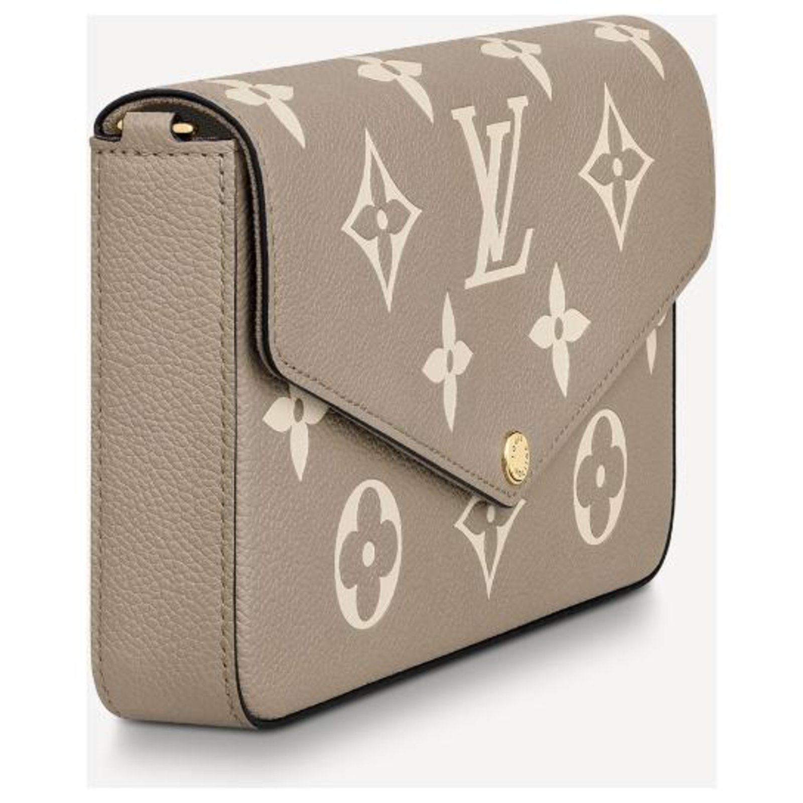 Louis Vuitton Felicie Pochette Bicolor Monogram Empreinte Giant