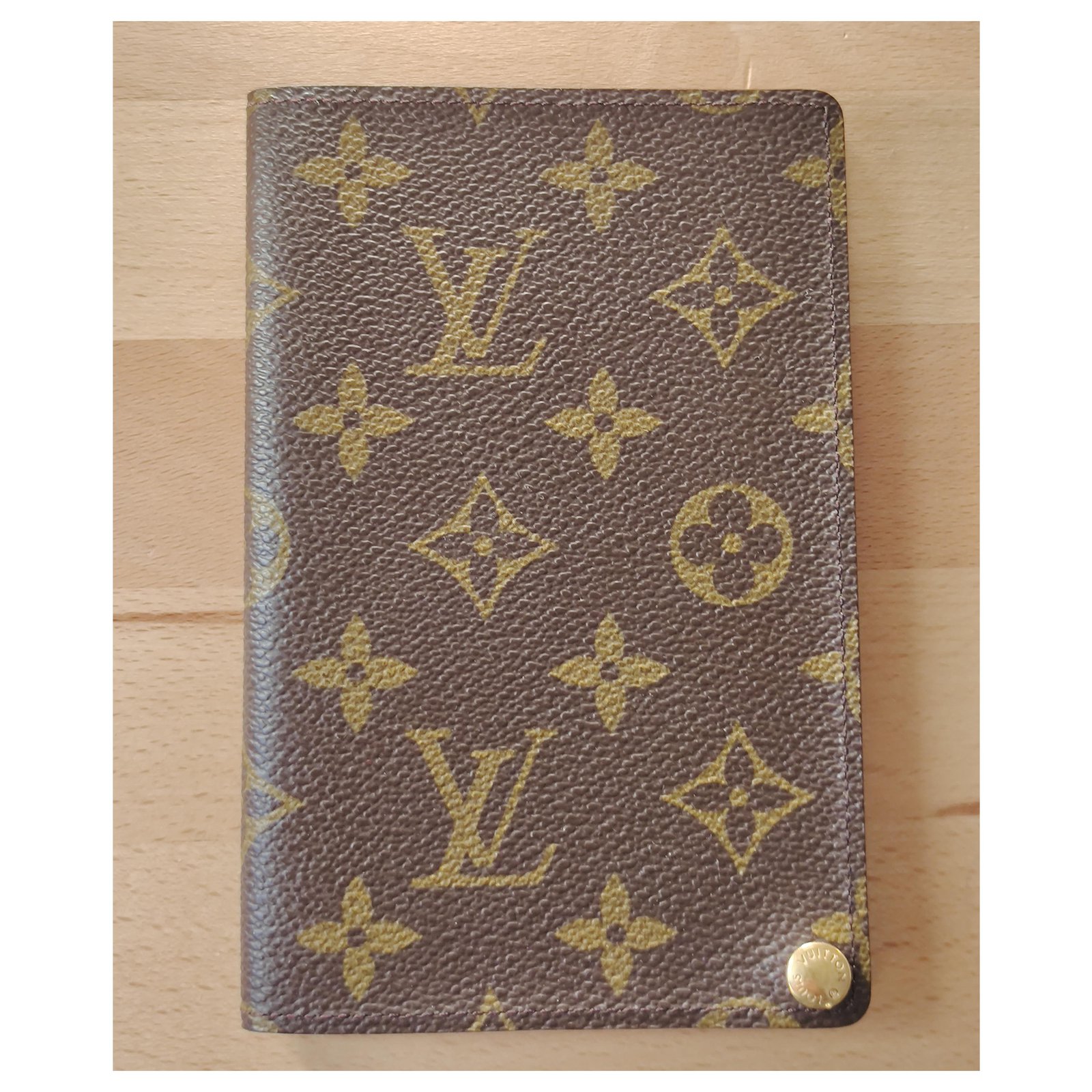 Louis Vuitton Card / photo holder Brown Cloth ref.252582 - Joli Closet