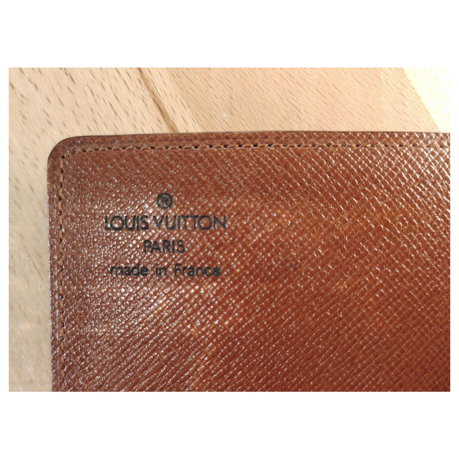 Louis Vuitton Porte papier Brown Cloth ref.1011929 - Joli Closet