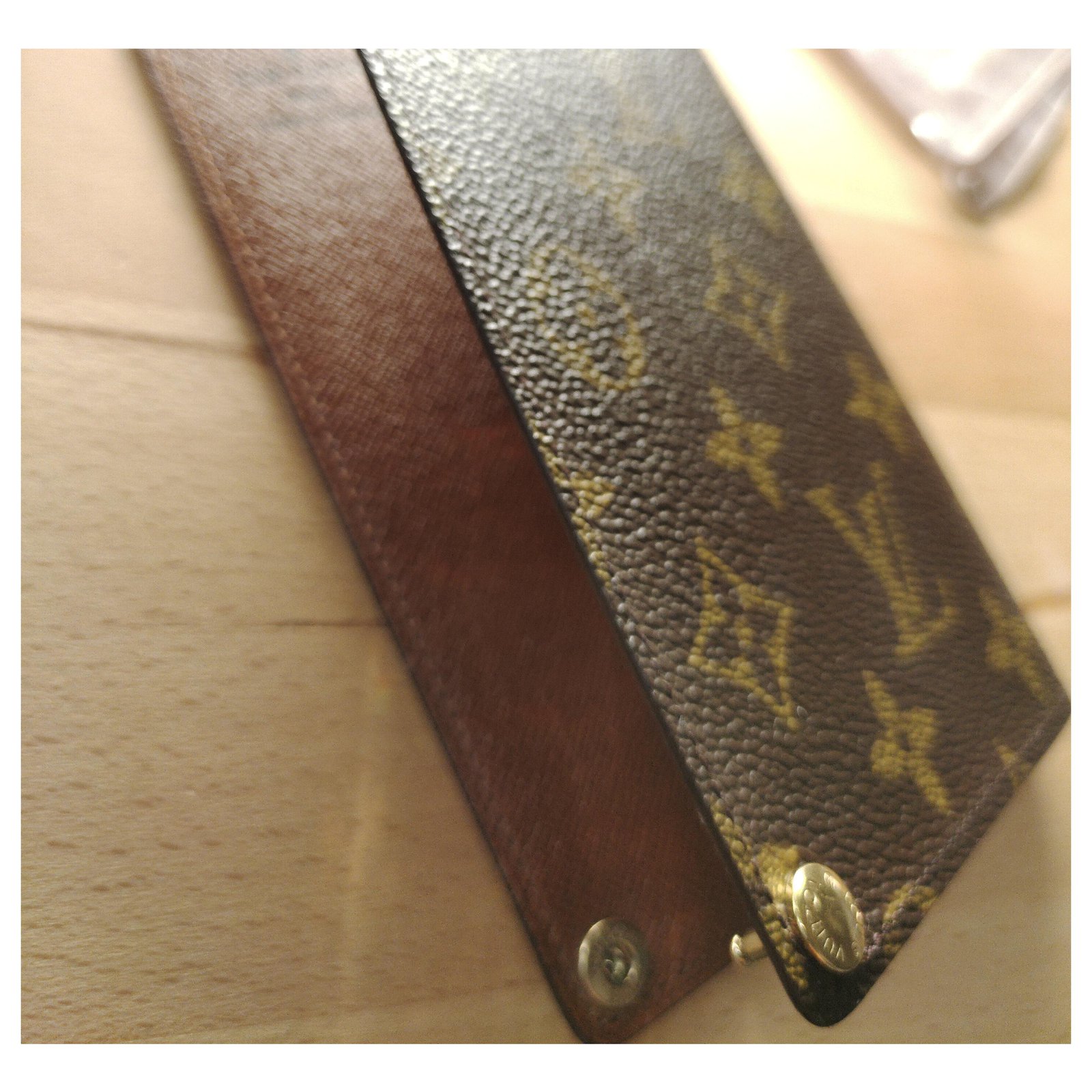 Louis Vuitton Porta tessere / foto Marrone Tela ref.252582 - Joli