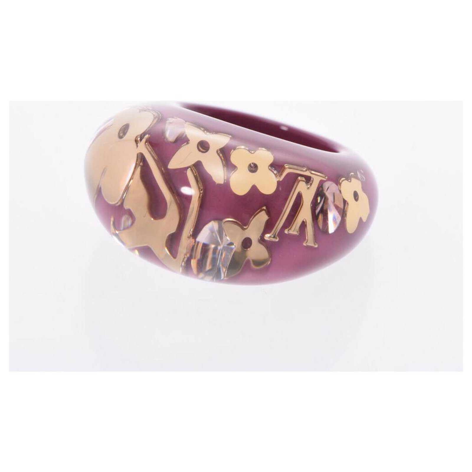 Anello Louis Vuitton Rosa Plastica ref.210845 - Joli Closet