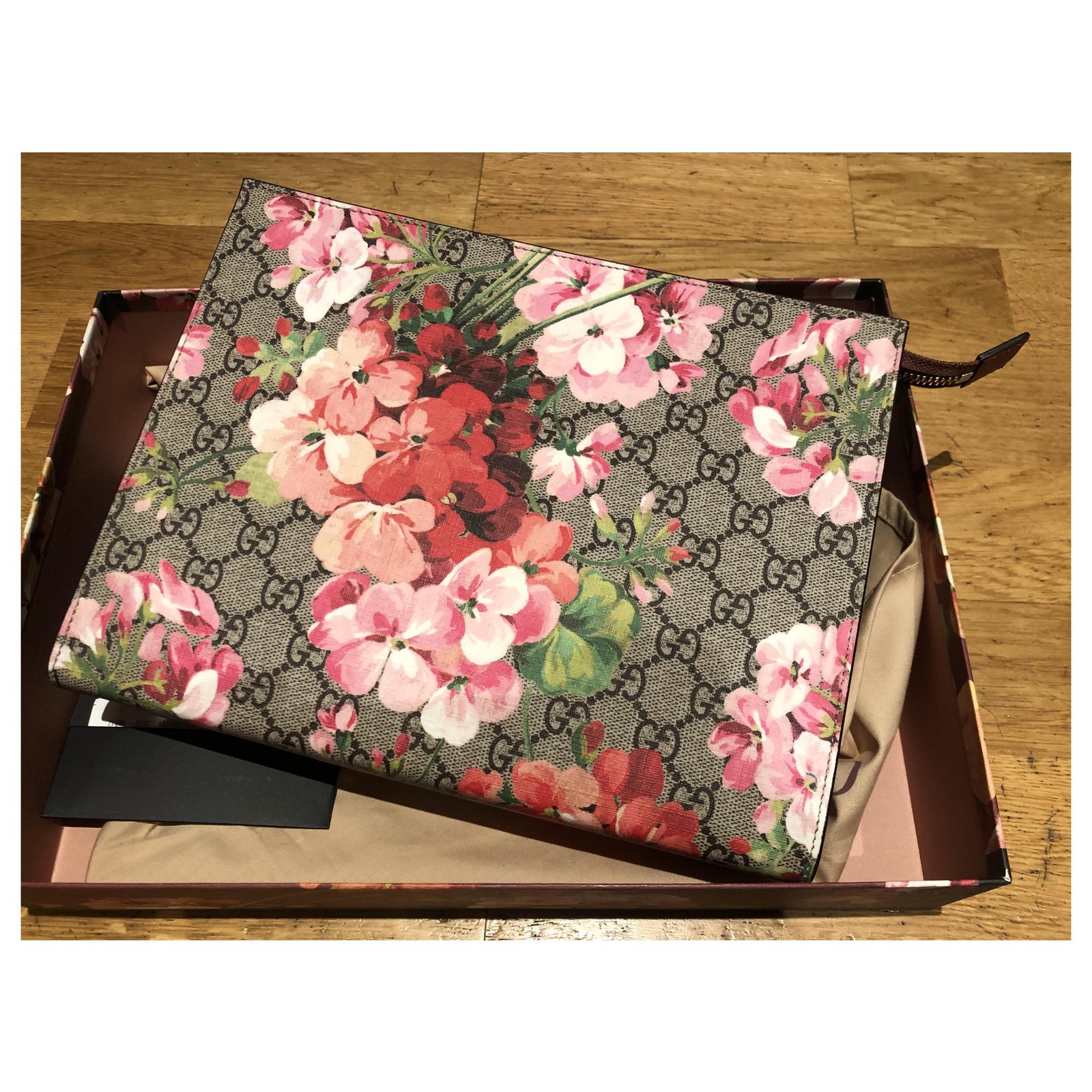 GUCCI - GG BLOOMS LARGE COSMETIC CASE, WIMB
