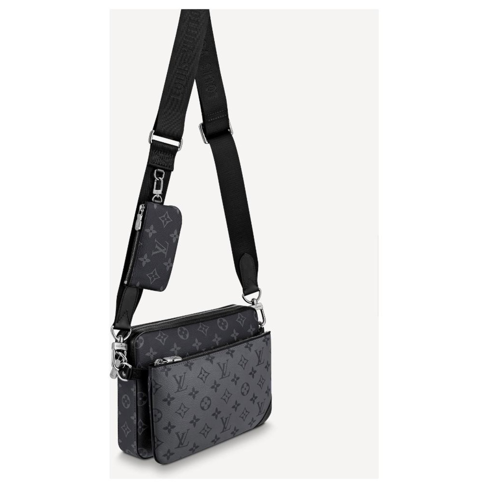 Louis Vuitton LV Outdoor messenger new Silvery Leather ref.479230 - Joli  Closet