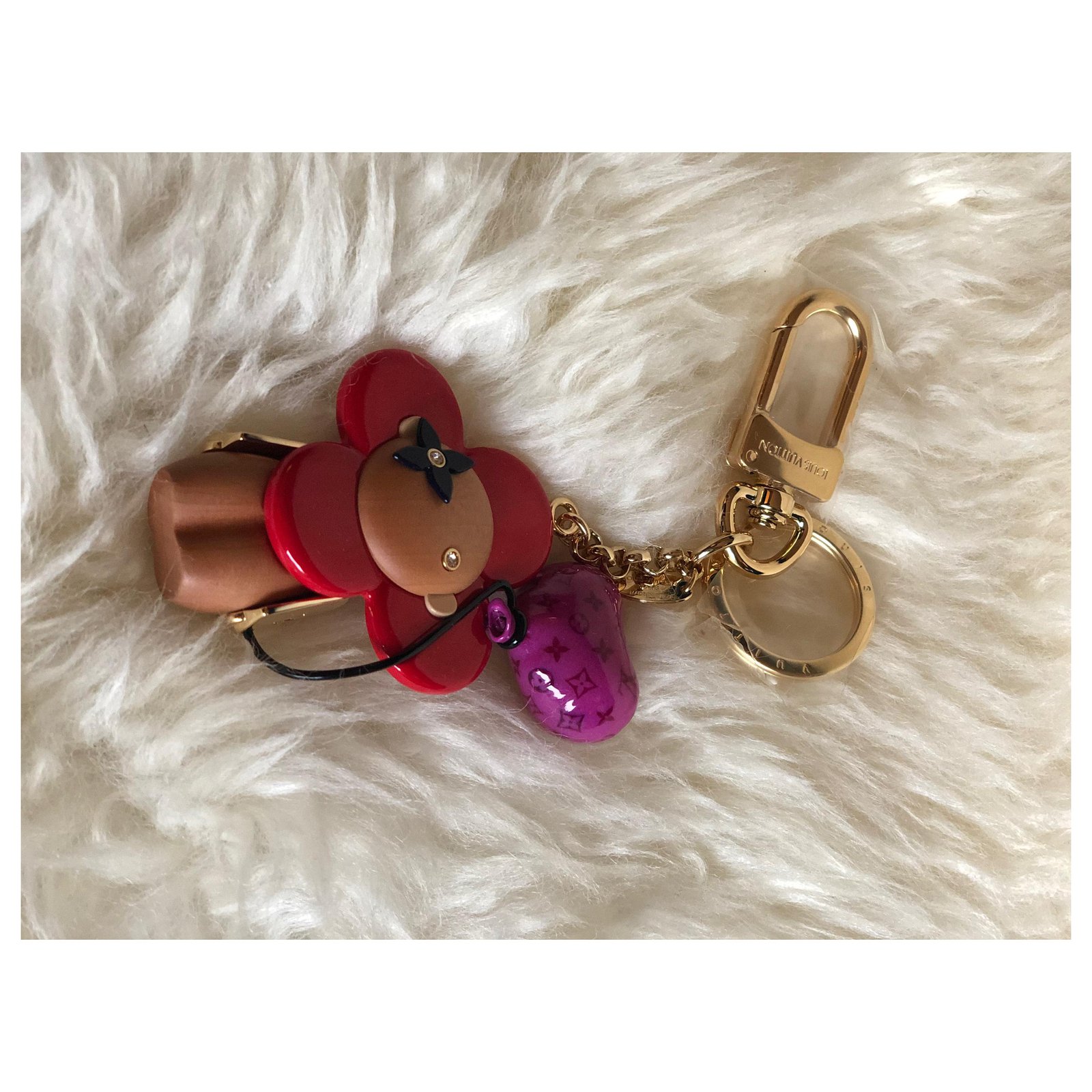 Louis Vuitton Vivienne Valentine bag charm & key holder Multiple