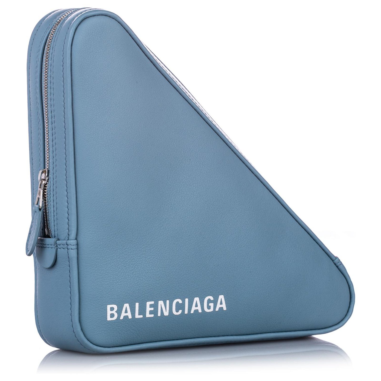 Balenciaga Triangle Pouch- Black 476976C8K02-1000 - Handbags - Jomashop