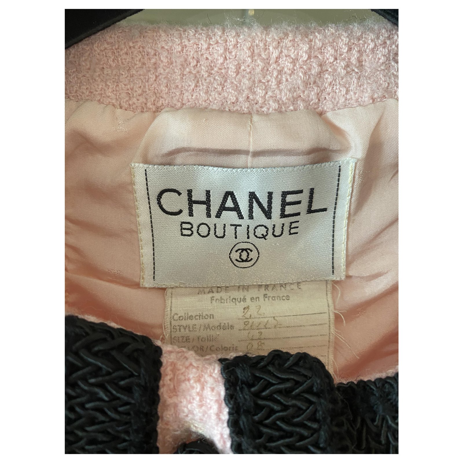 Chanel jacket Pink Tweed ref.253862 - Joli Closet