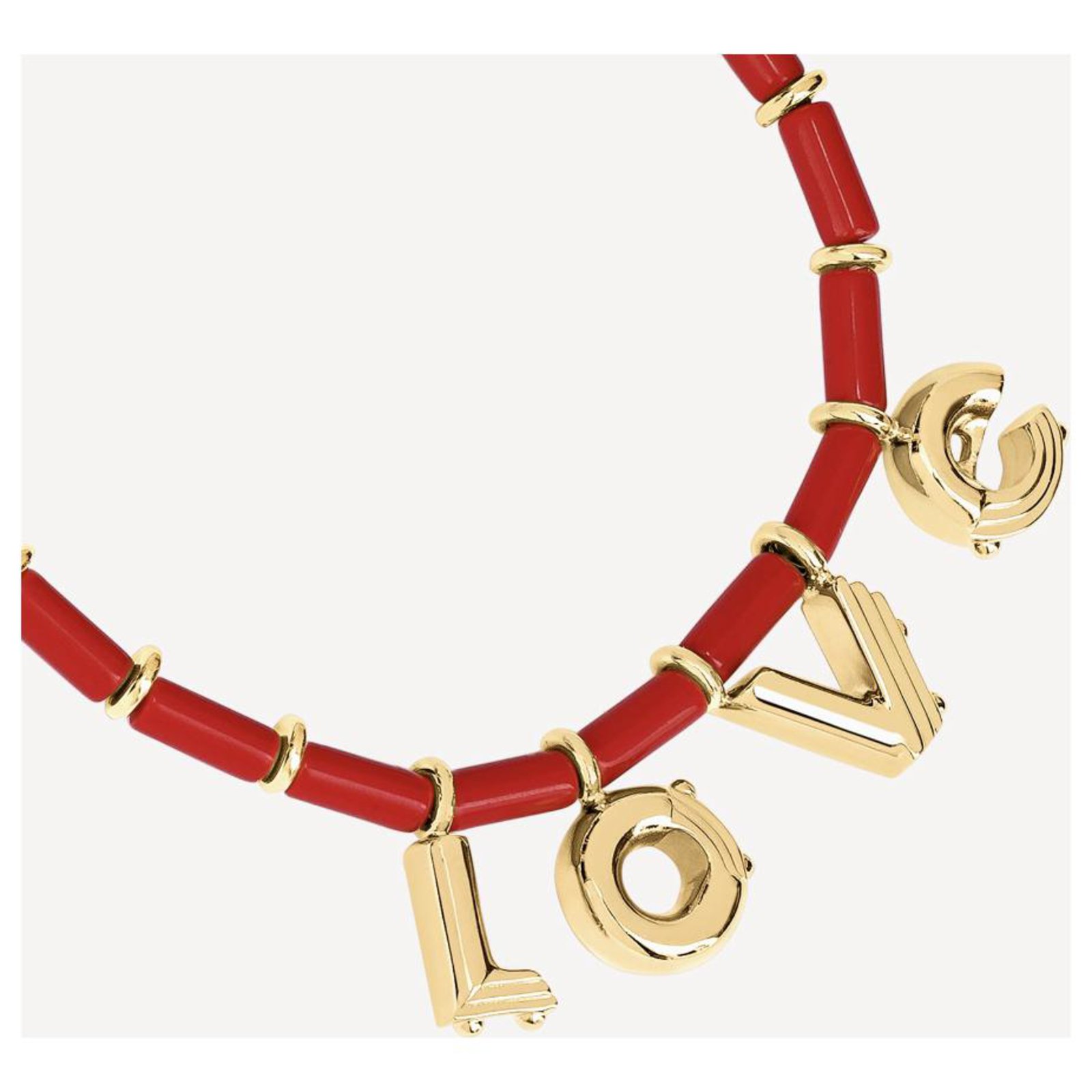 Bracelet Louis Vuitton Red in Other - 34456877