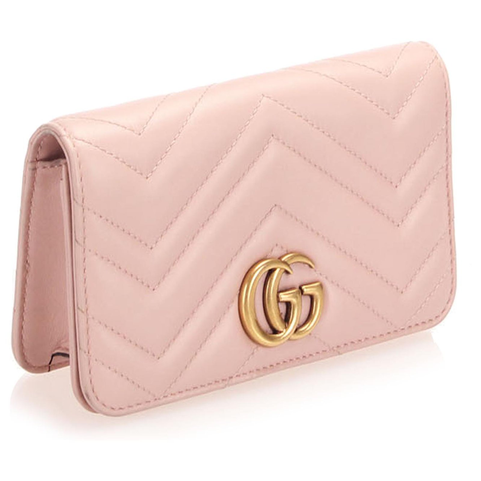 Gucci Pink Interlocking G Chain Leather Crossbody Bag Metal Pony-style  calfskin ref.231341 - Joli Closet