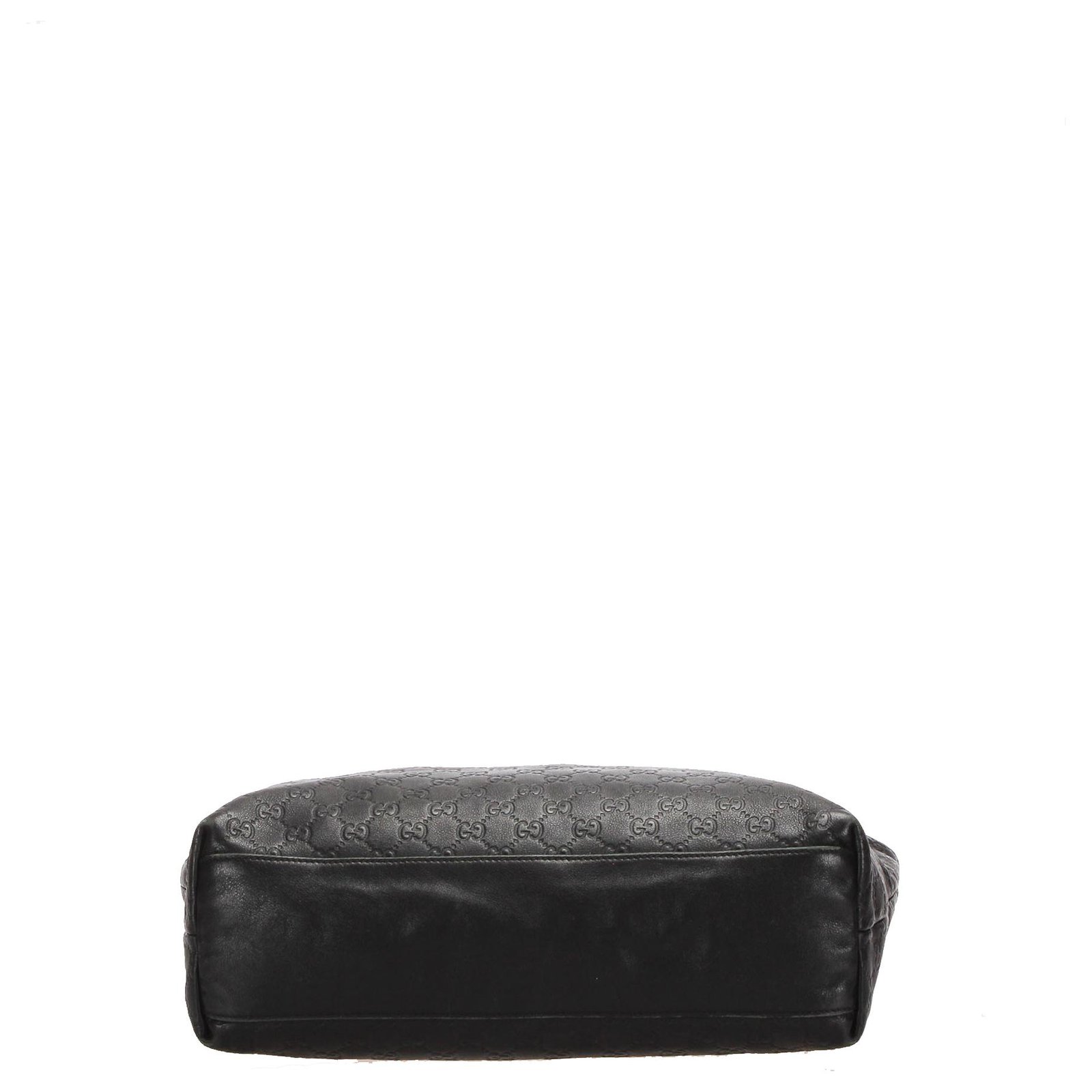 Gucci Black Guccissima Cigarette Case Leather Pony-style calfskin  ref.589098 - Joli Closet