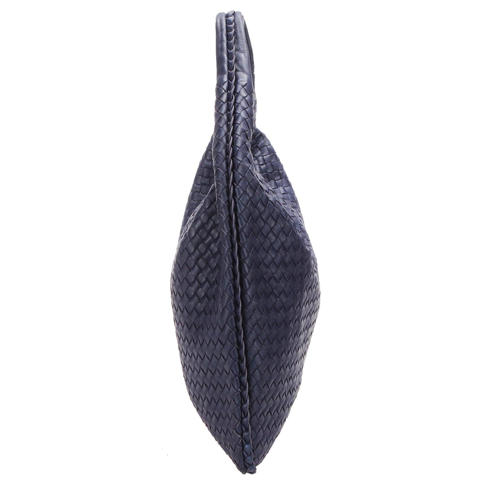 Bottega Veneta Blue Leather Ladies Shoulder Hobo Bag - Chronostore