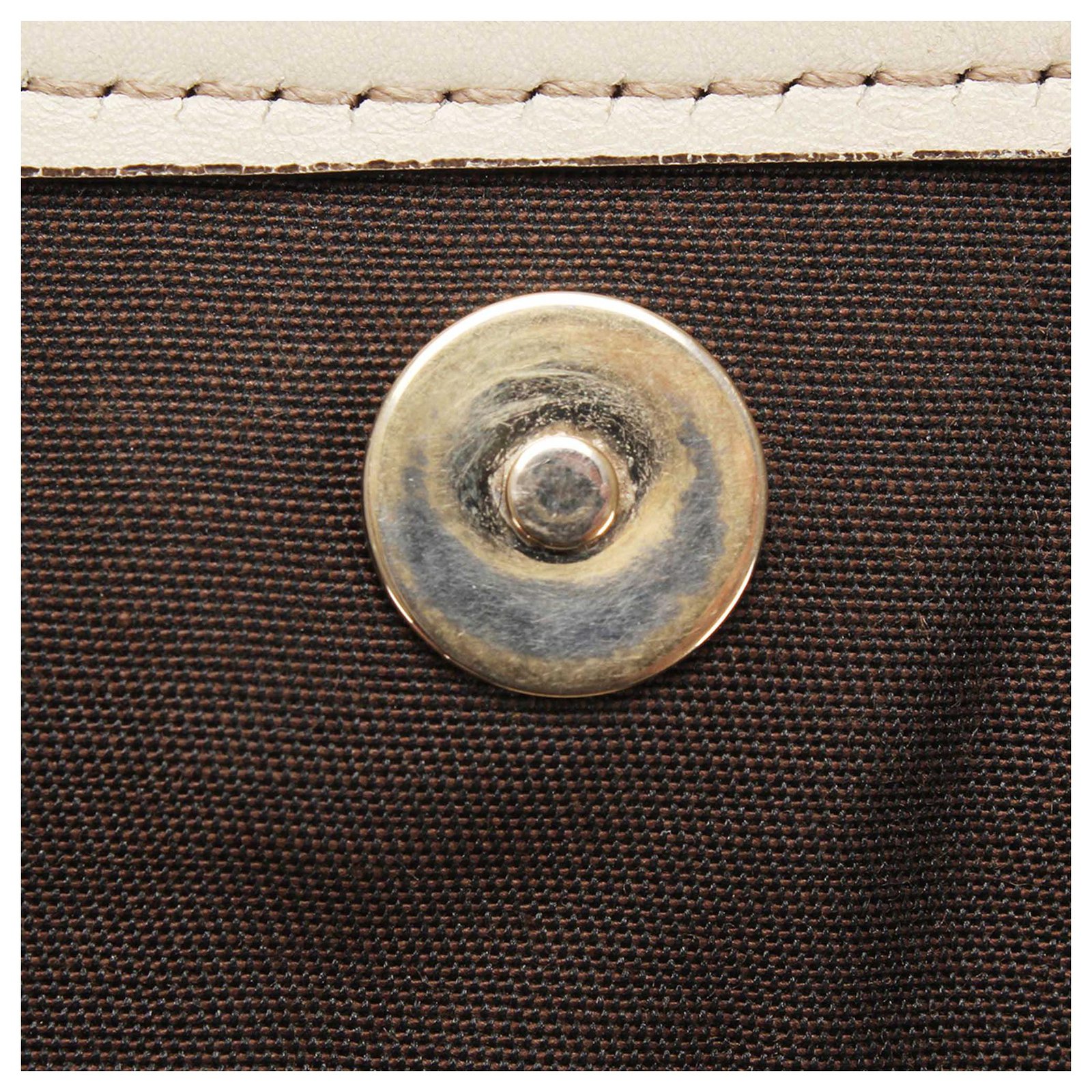 Hermès Canvas Tote Bag Brown Beige Leather Cloth Cloth ref.107191 - Joli  Closet
