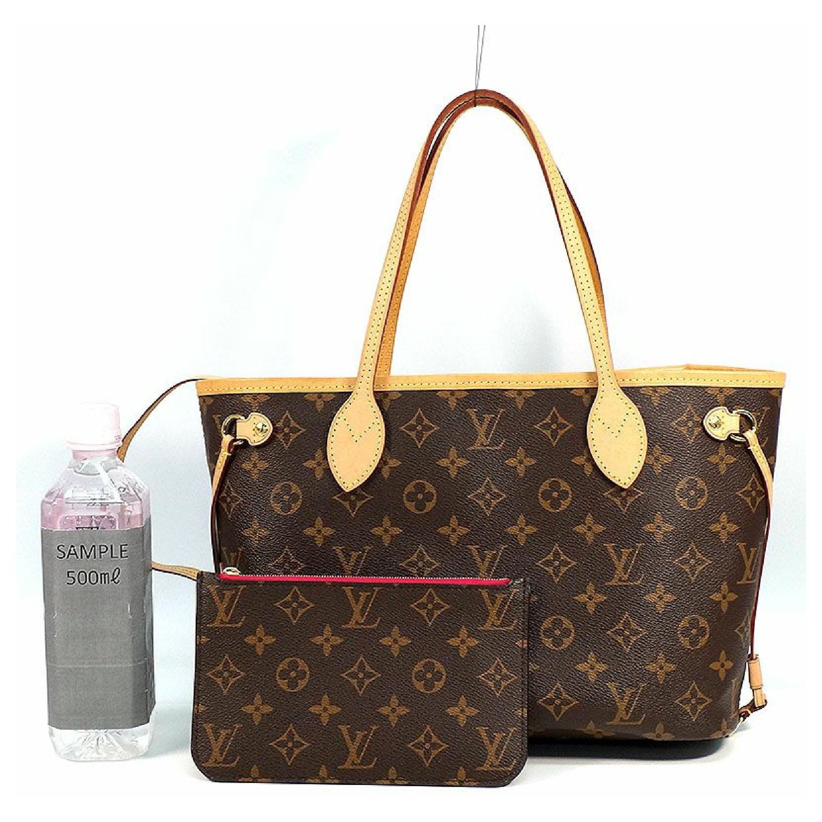 LOUIS VUITTON Monogram Canvas Pivoine Neverfull PM Tote Bag