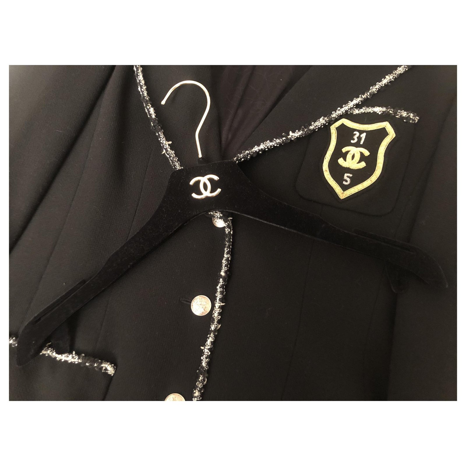 Chanel jacket - The Devil wears Prada Black Wool ref.254649 - Joli Closet