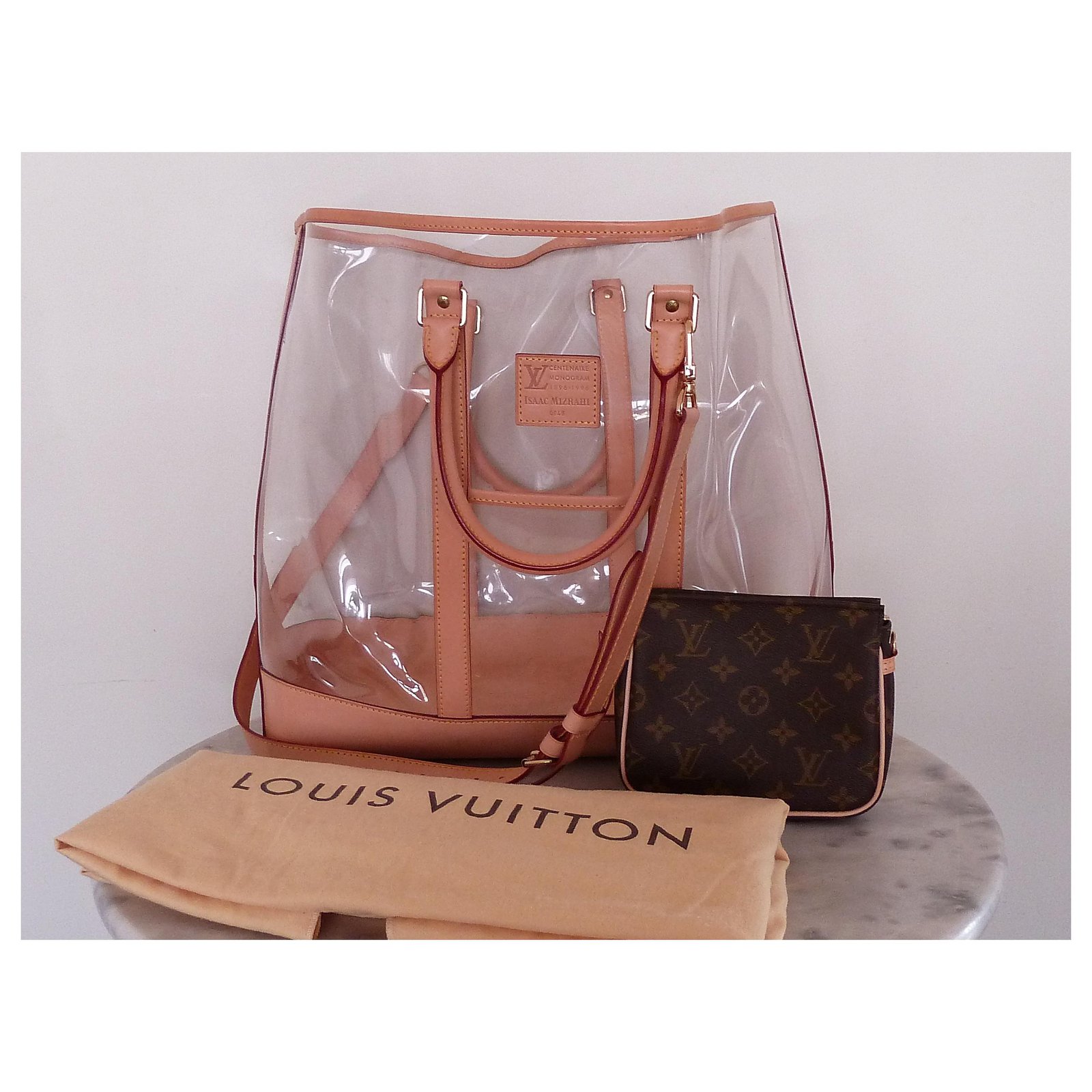 Louis Vuitton Isaac Mizrahi Centenaire Sac Weekend w/ Pouch - Clear Totes,  Handbags - LOU723579