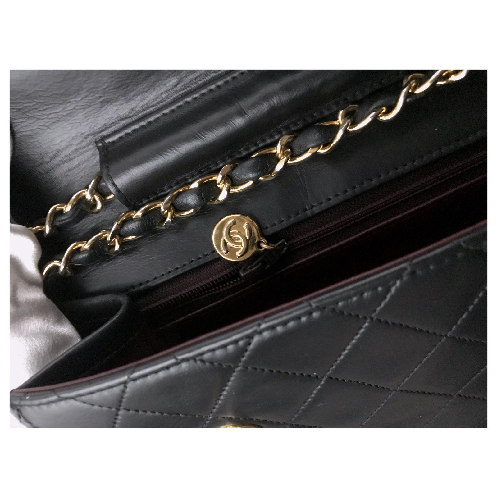 Chanel lined CC Turn-Lock 2 Ways Flap Bag / Briefcase Black Leather ref.254836  - Joli Closet