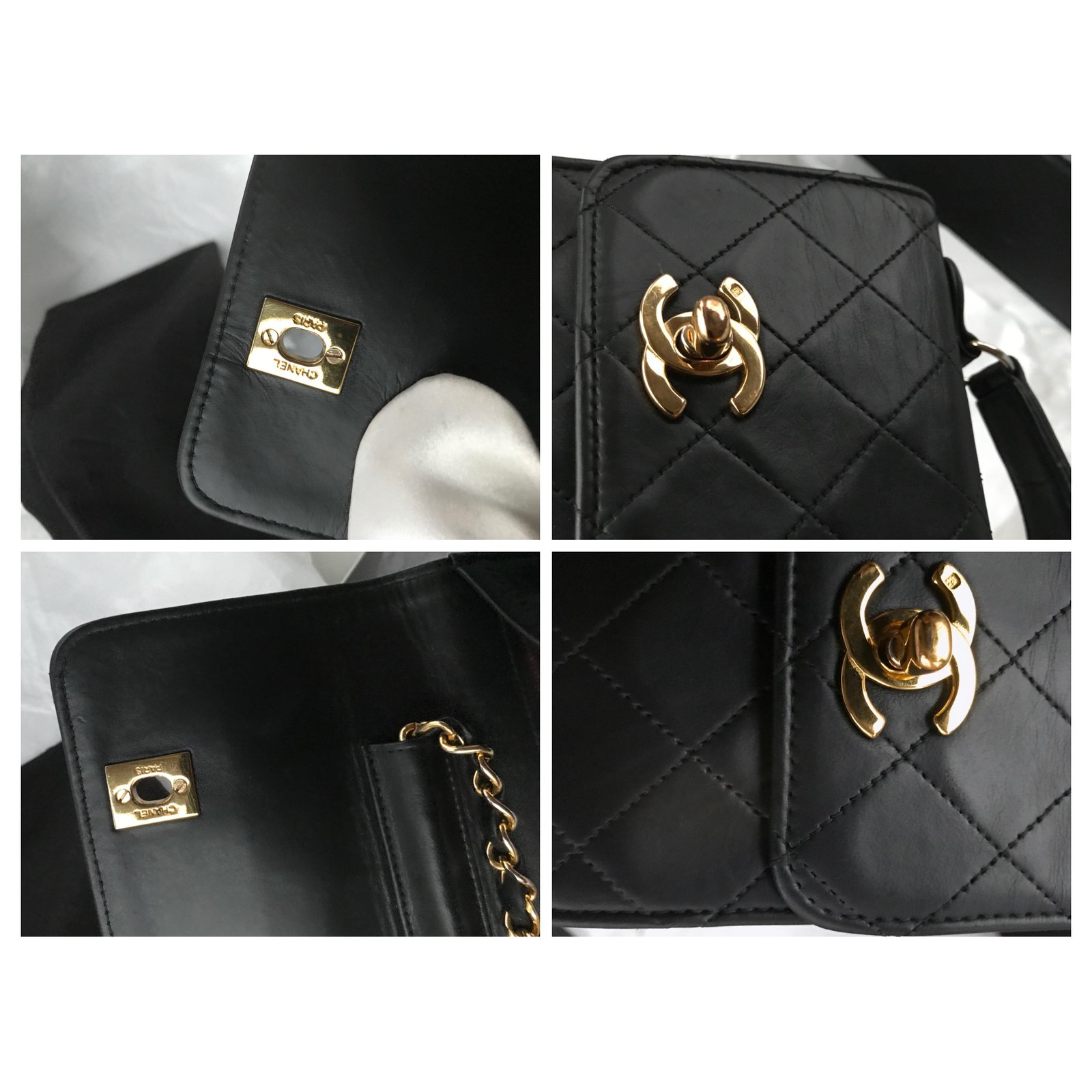 CHANEL Handbags T. Leather Black ref.827490 - Joli Closet