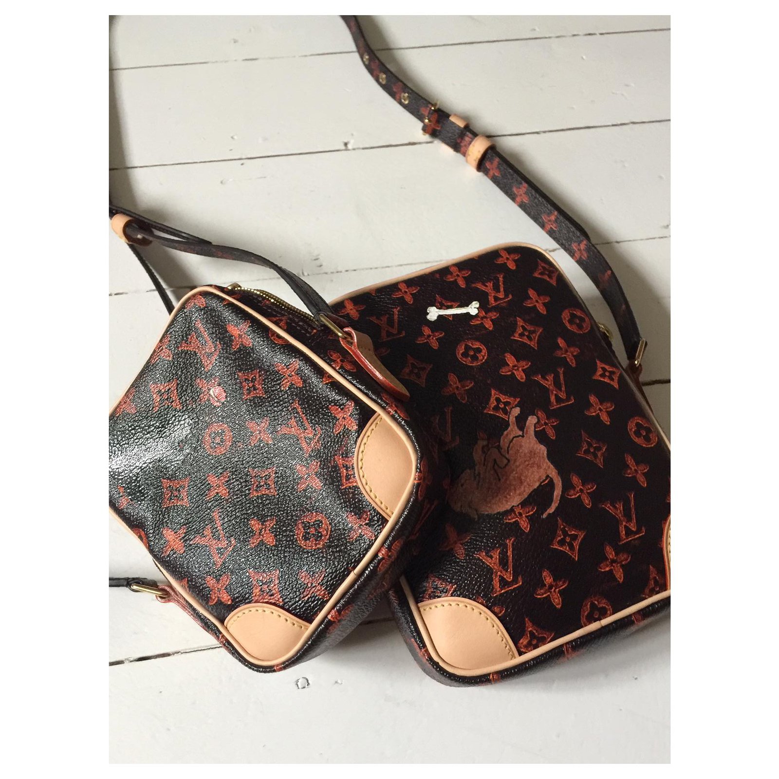 Louis Vuitton Catogram Paname PM - Black Crossbody Bags, Handbags