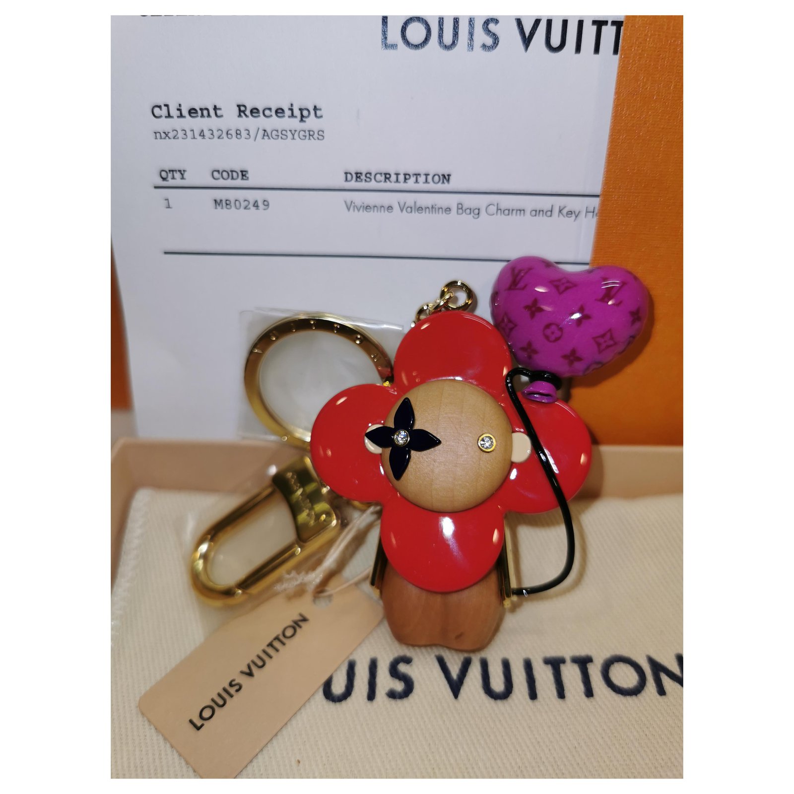 Louis Vuitton Vivienne Doudoune Bag Charm and Key Holder Limited