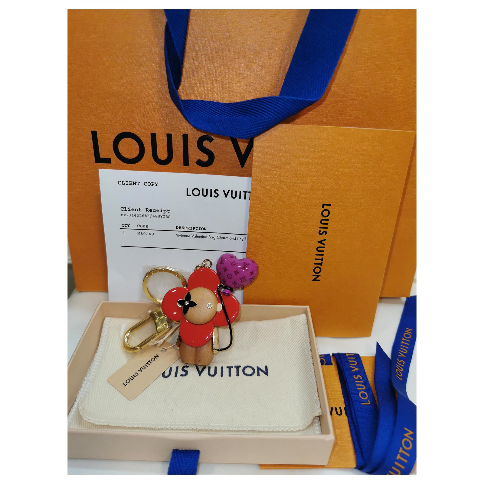 Louis Vuitton Vivienne Bag Charm and Key Holder