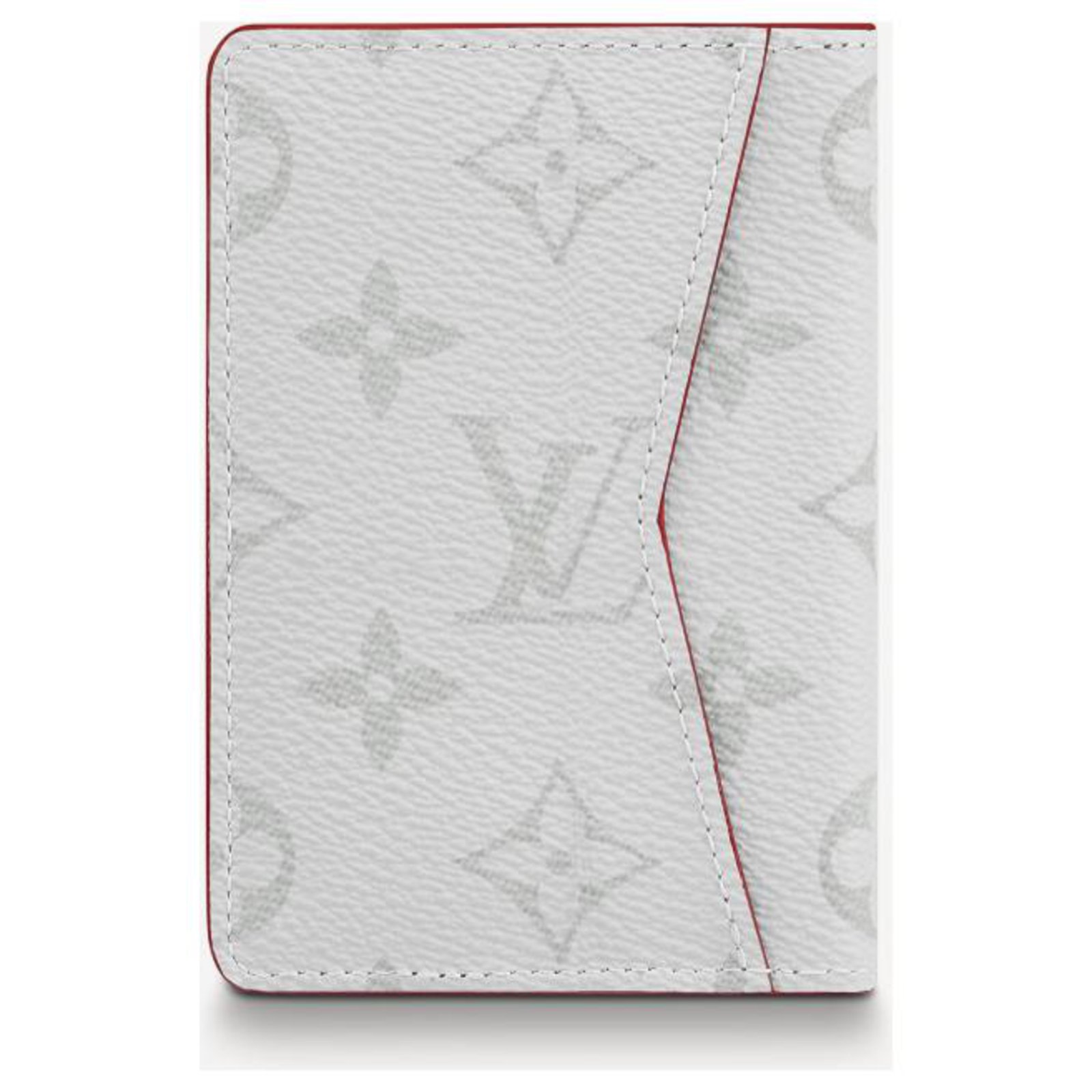 Louis Vuitton LV Pocket organizer LV x NBA White Leather ref