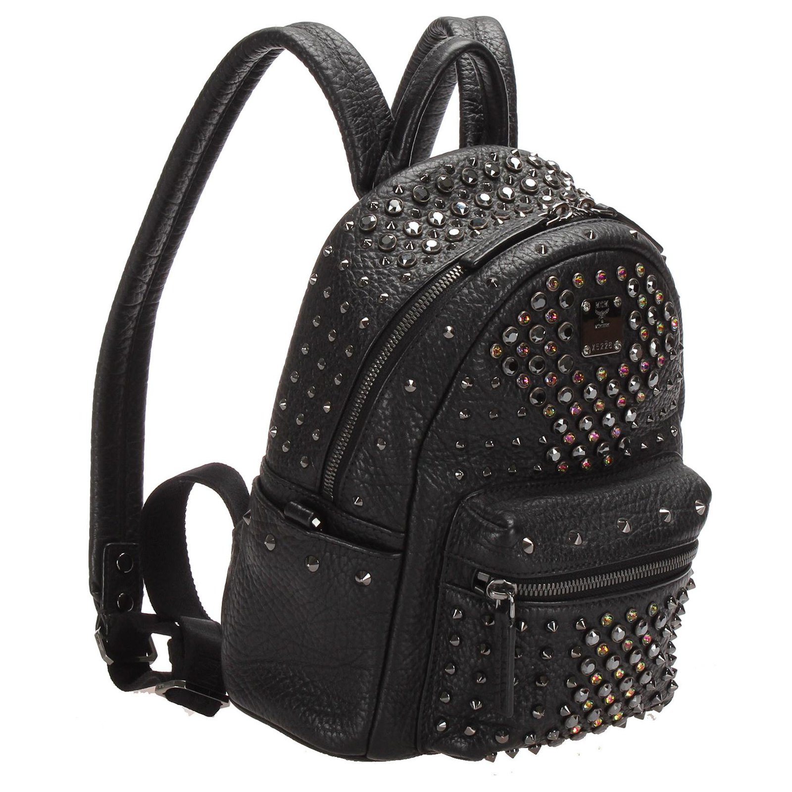 MCM Black Studded Leather Clutch Bag Pony-style calfskin ref.421577 - Joli  Closet