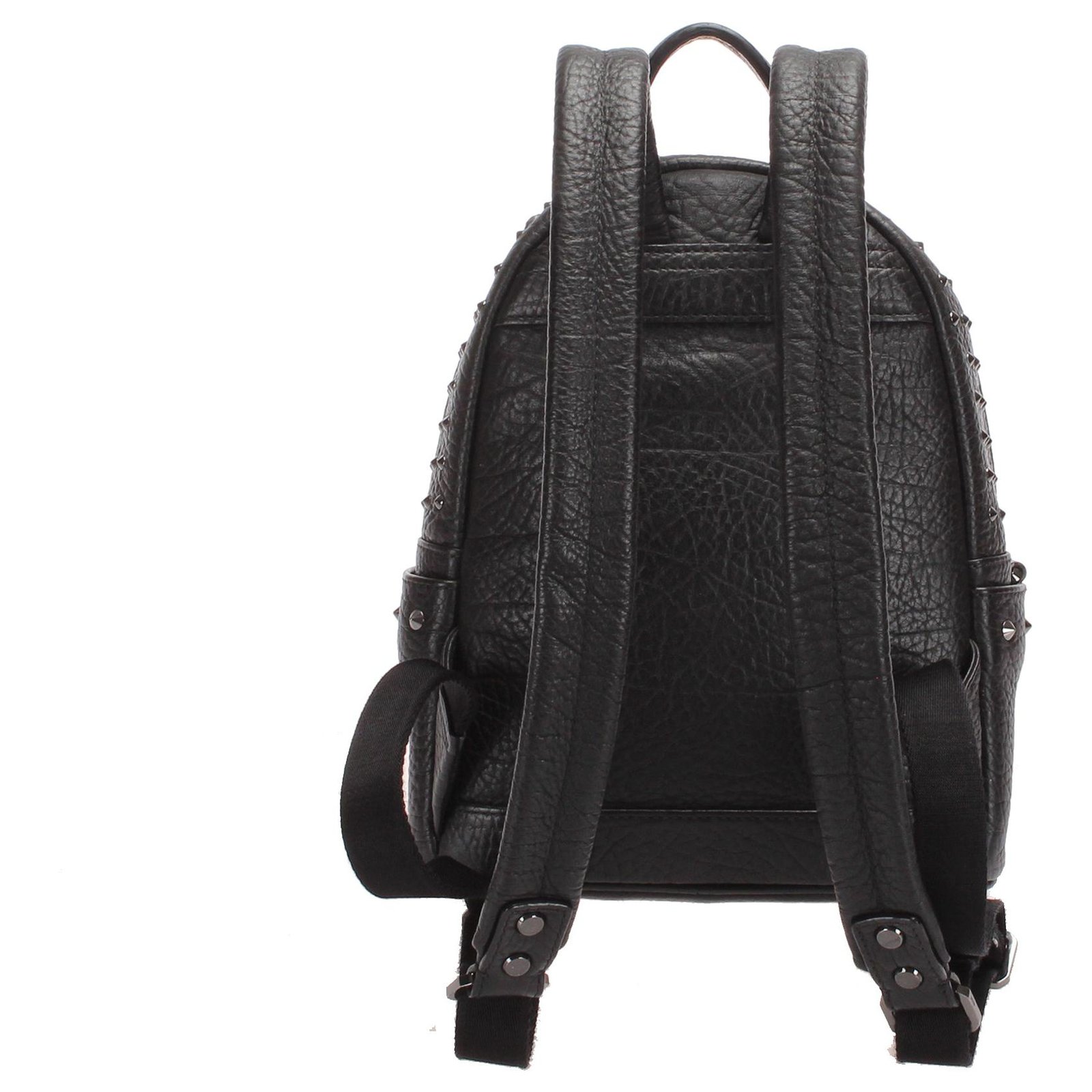 MCM Black Studded Leather Shoulder Bag Pony-style calfskin ref.488452 -  Joli Closet