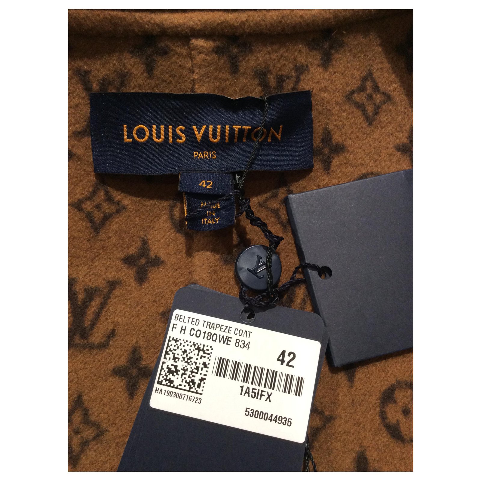 Louis Vuitton Wool coat Caramel ref.256523 - Joli Closet