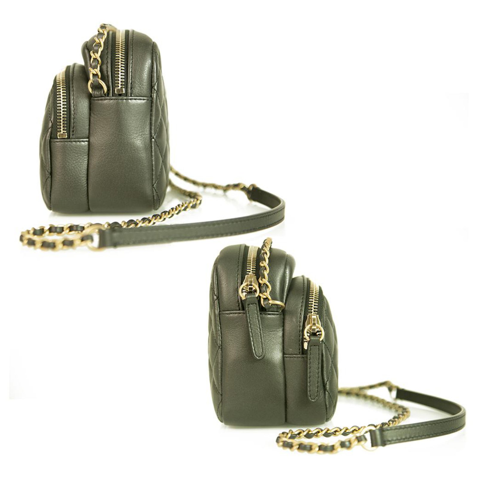 Chanel Black Leather Camera Bag Crossbody Messenger AS1230 Bag 2020C in mint  condition ref.256656 - Joli Closet